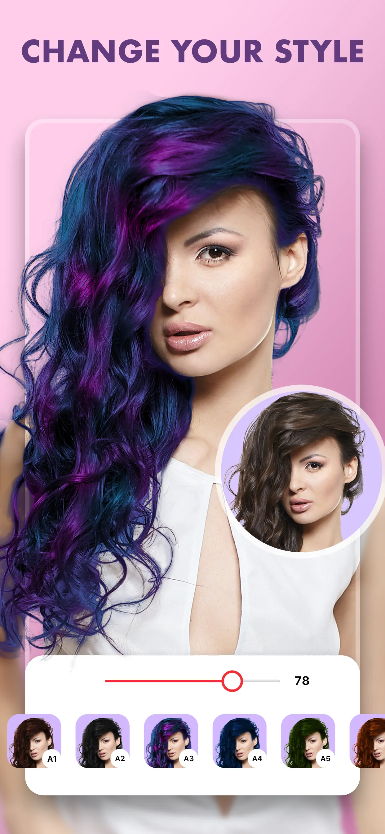 Hair Color Changer­ iphone screenshot 4