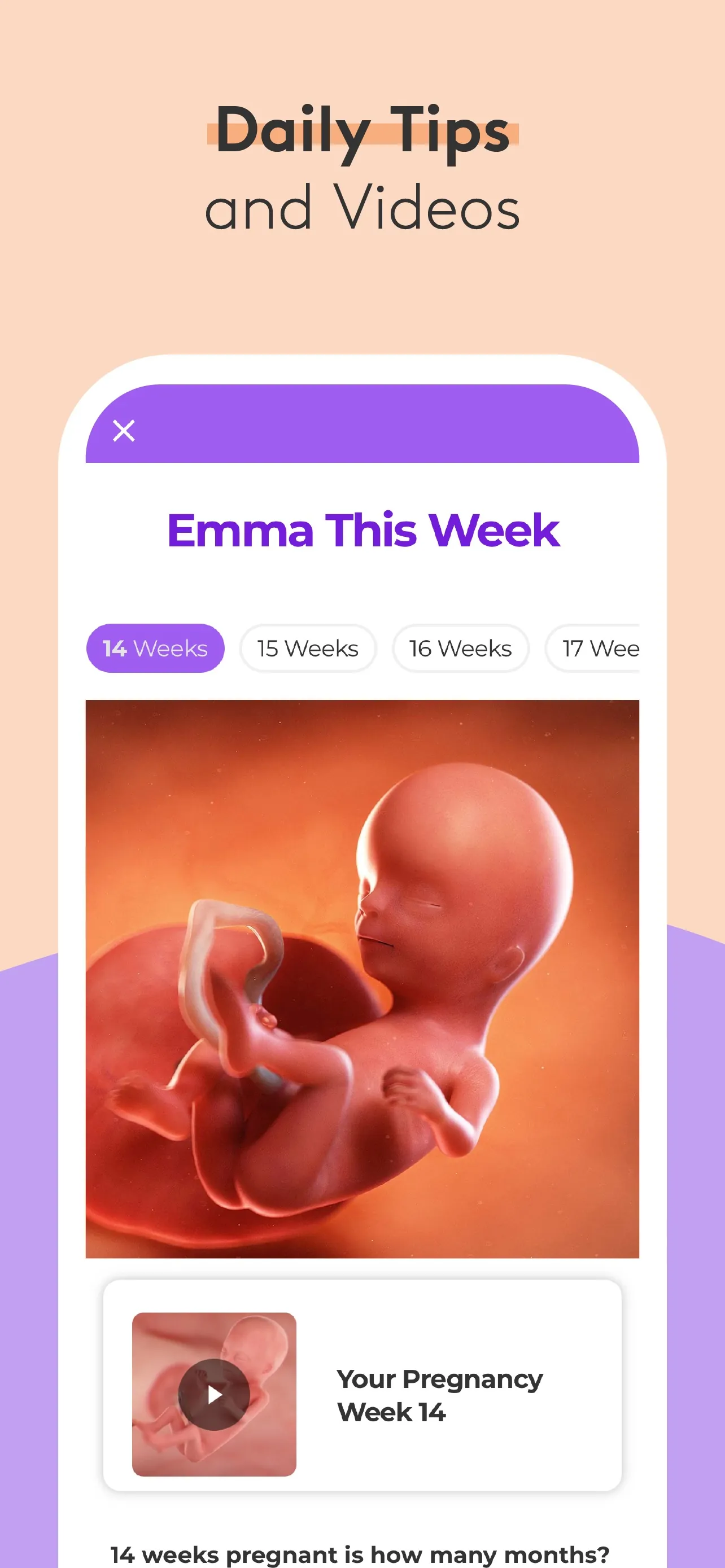 Pregnancy & Baby Tracker - WTE iphone screenshot 3
