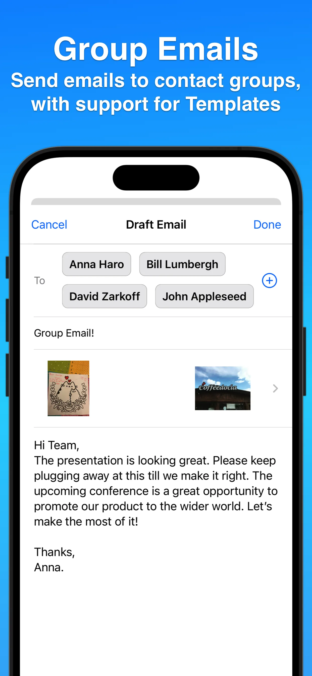 Contacts Journal CRM iphone screenshot 8