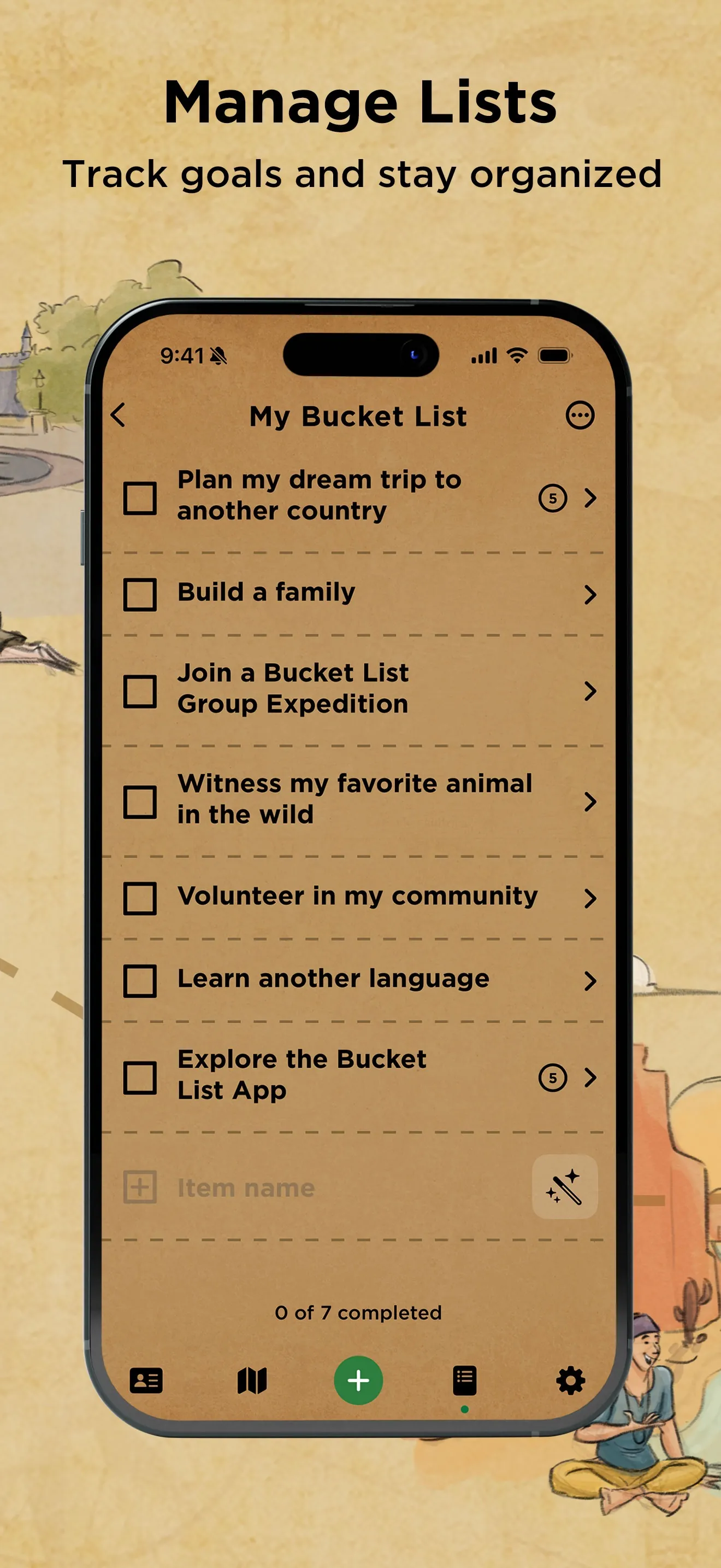 Bucket List - Travel Goals iphone screenshot 3