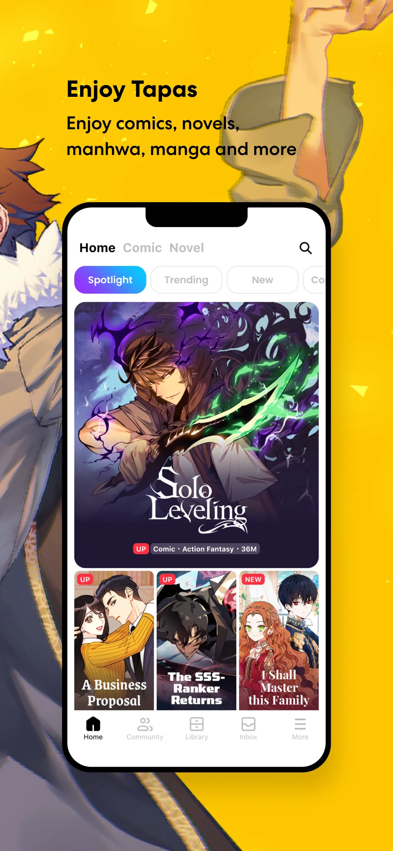 Tapas – Comics and Novels iphone screenshot 2