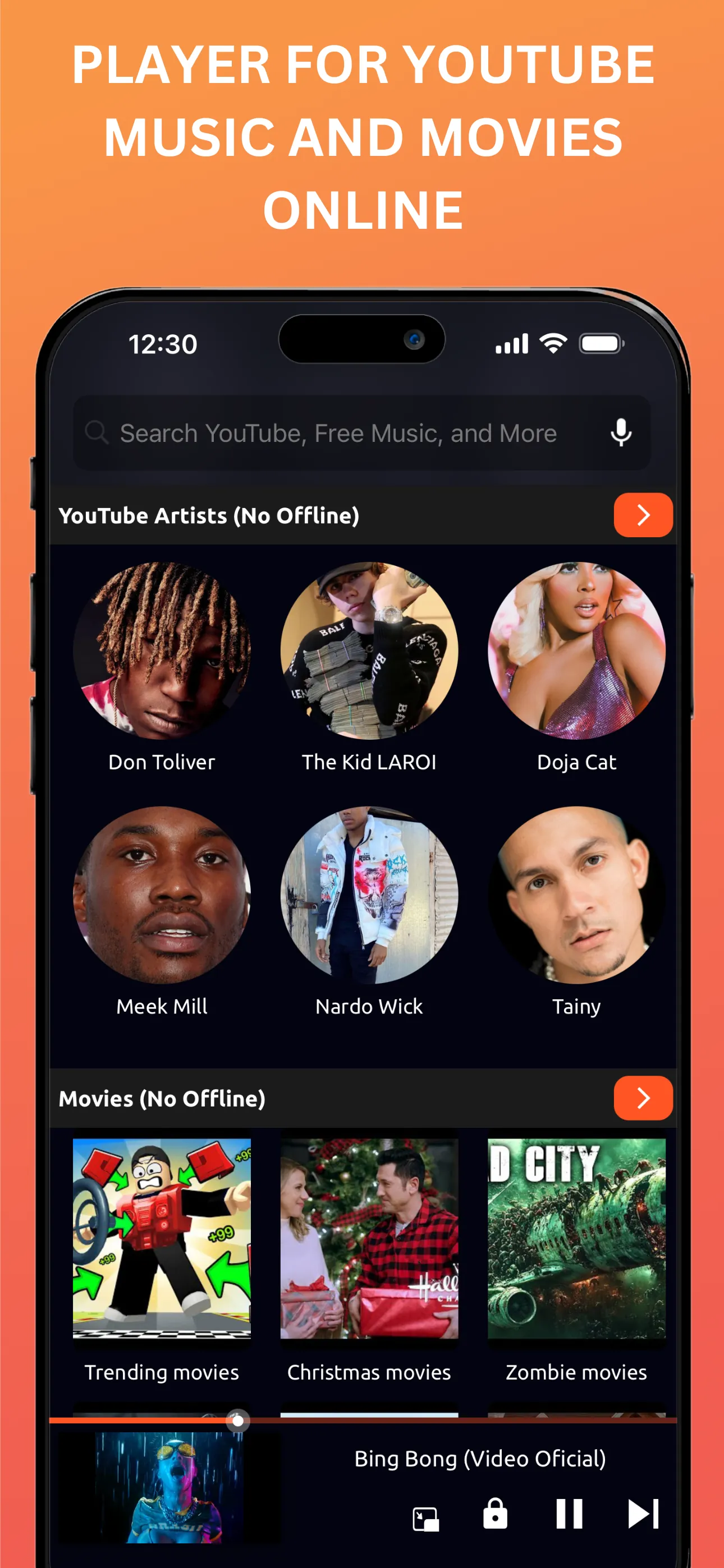 Music Downloader / MP3 Player iphone screenshot 2