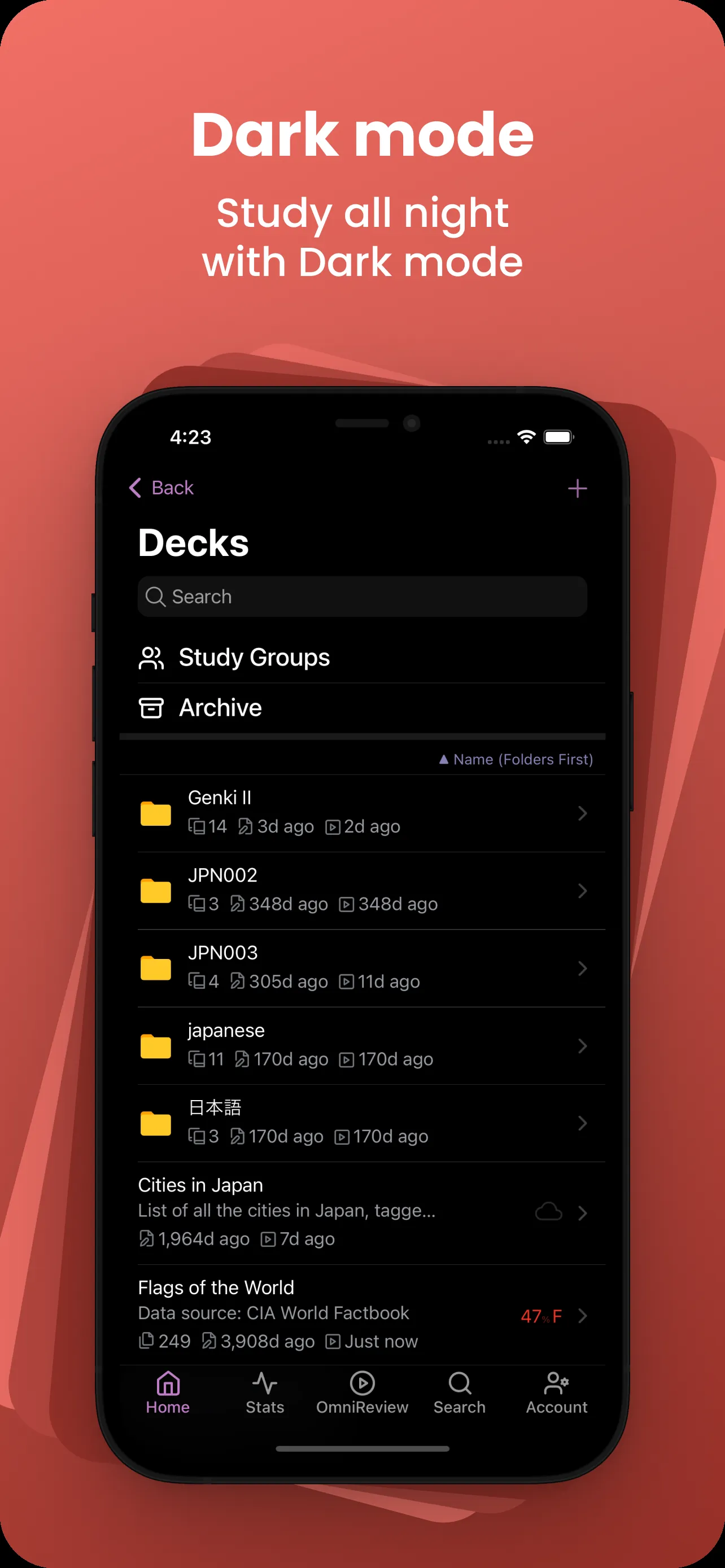 AnkiApp Flashcards iphone screenshot 9