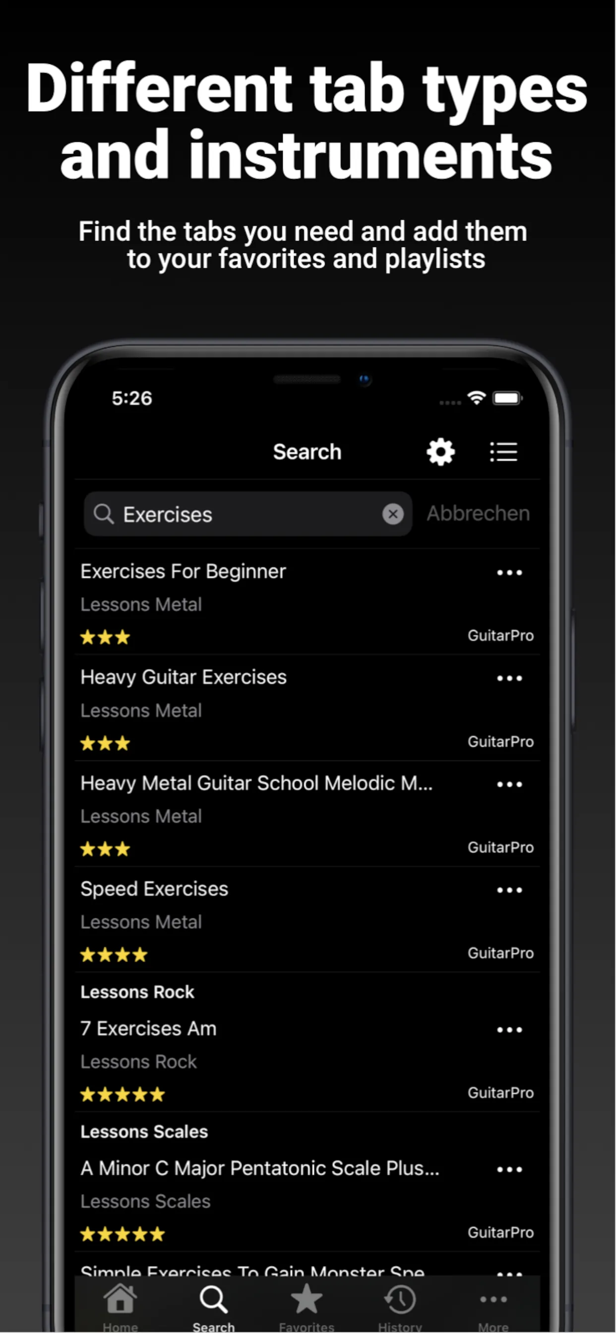 GuitarTab - Tabs & chords Pro iphone screenshot 4