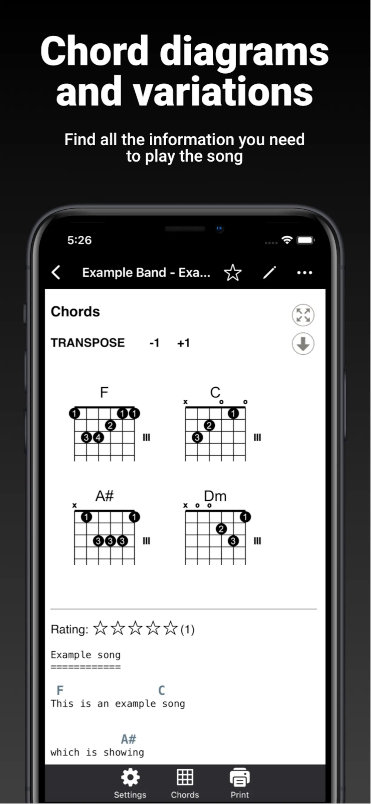 GuitarTab - Tabs & chords Pro iphone screenshot 3