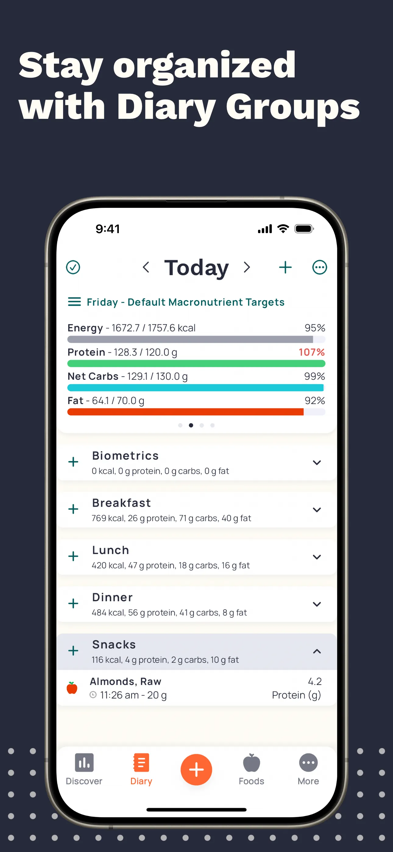 Calorie Counter: Cronometer iphone screenshot 10