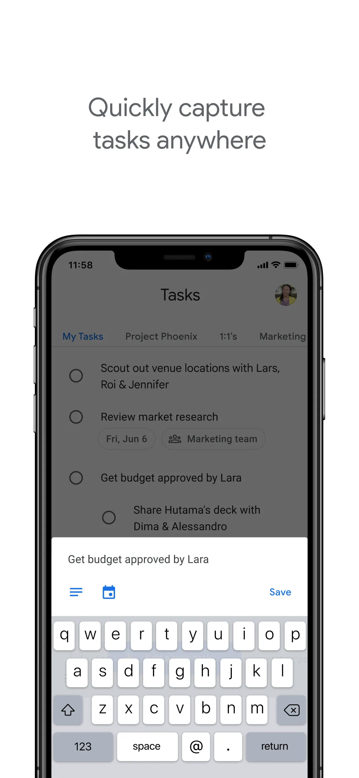 Google Tasks: Get Things Done iphone screenshot 1
