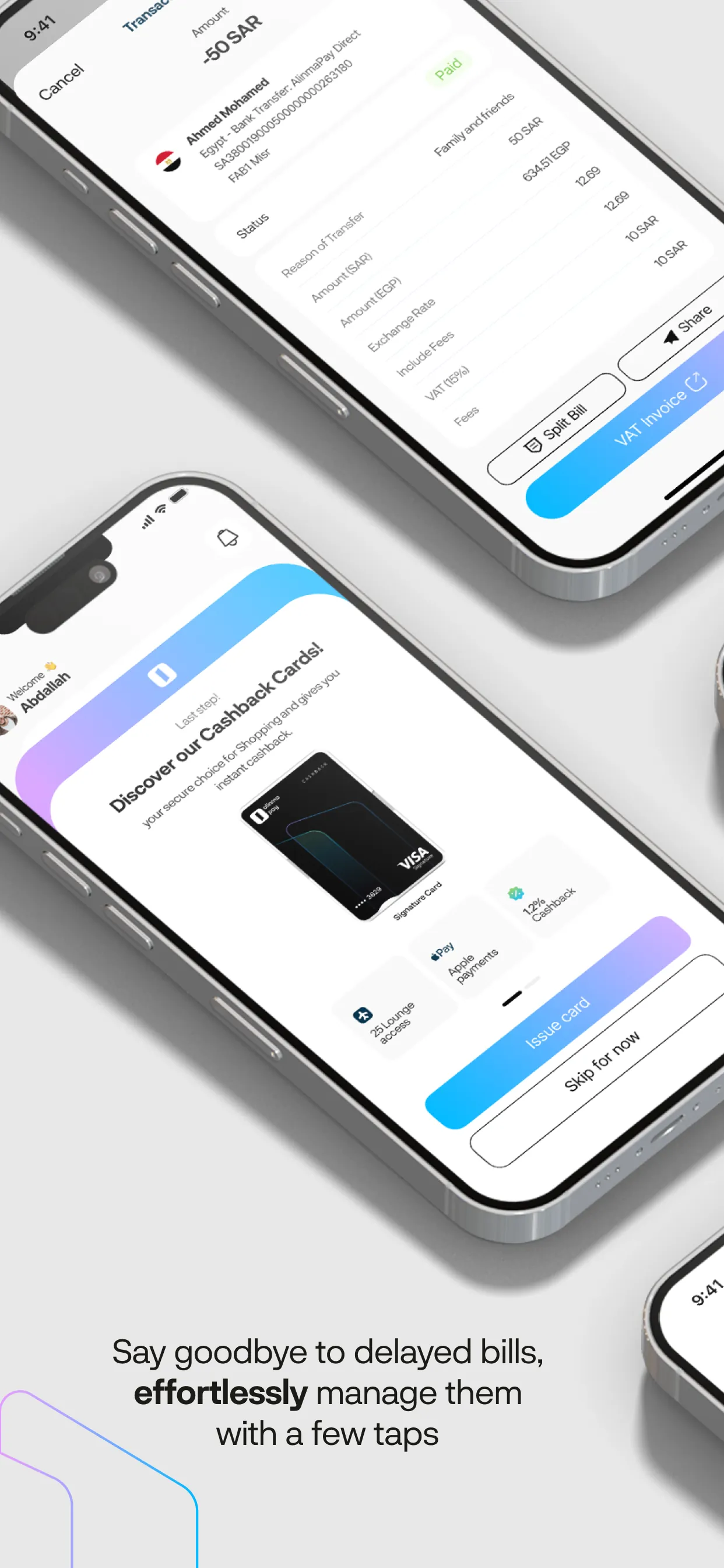 AlinmaPay E-Wallet iphone screenshot 3