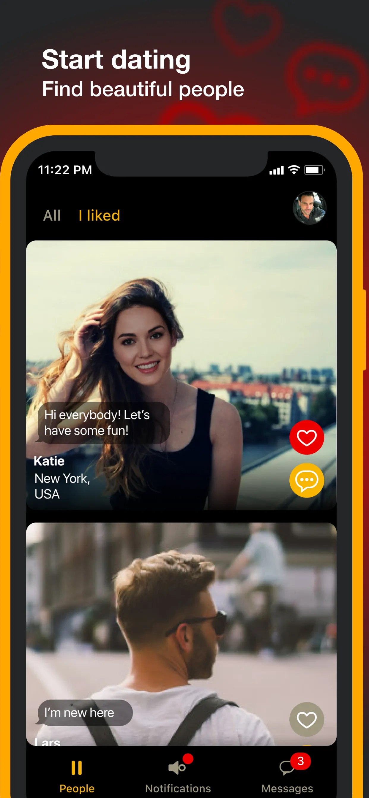 Match and Meet - Dating app iphone screenshot 2