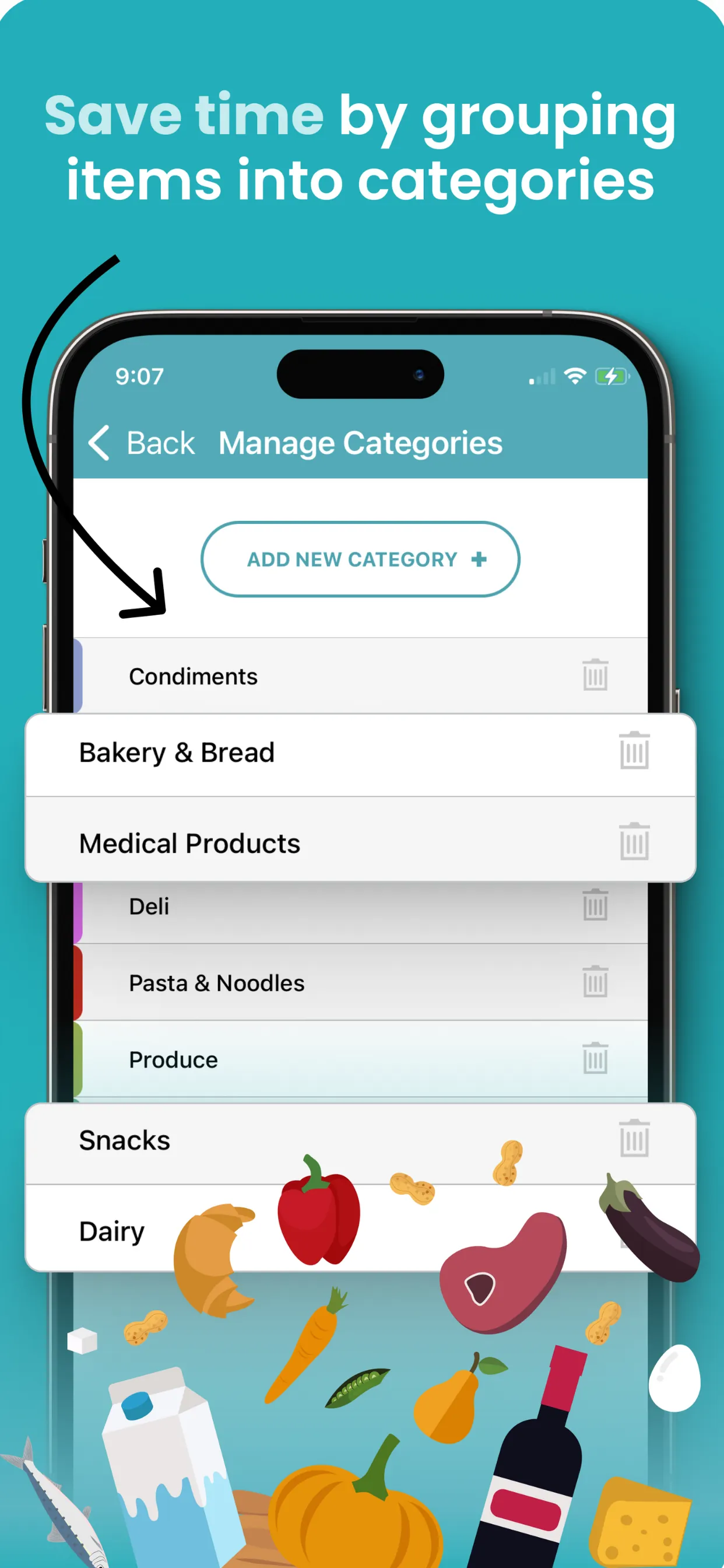 Grocery List: Out of Milk iphone screenshot 4