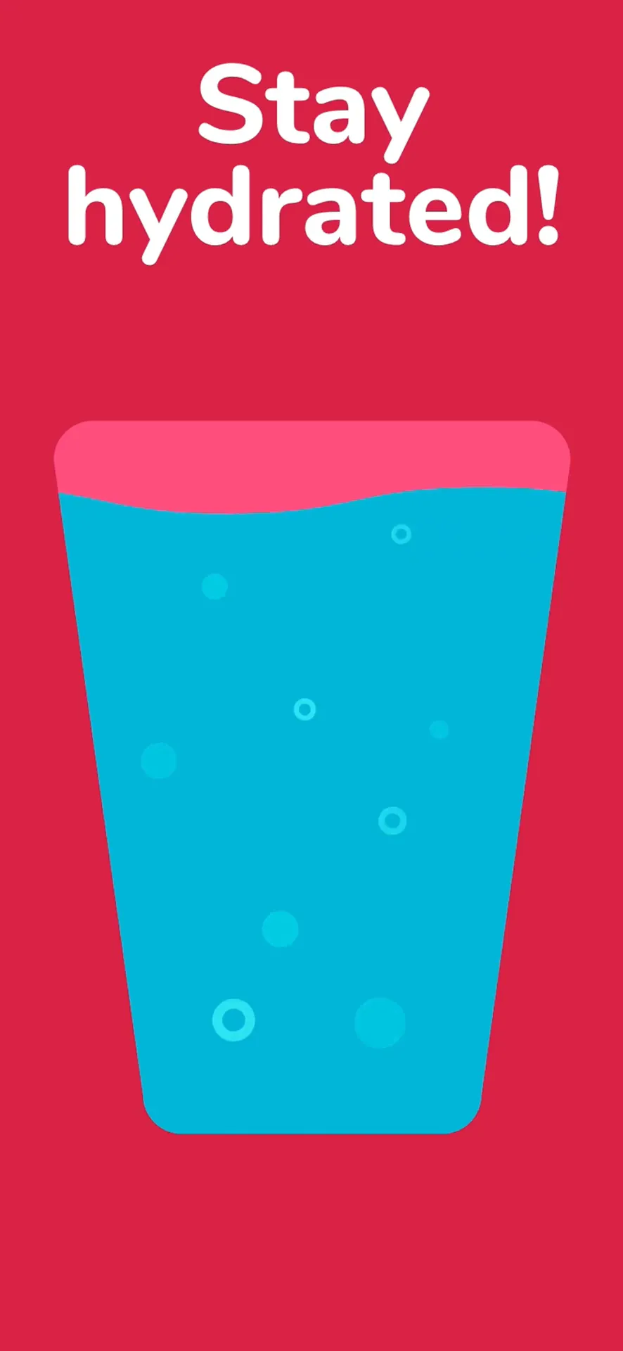 Water tracker Waterllama iphone screenshot 1