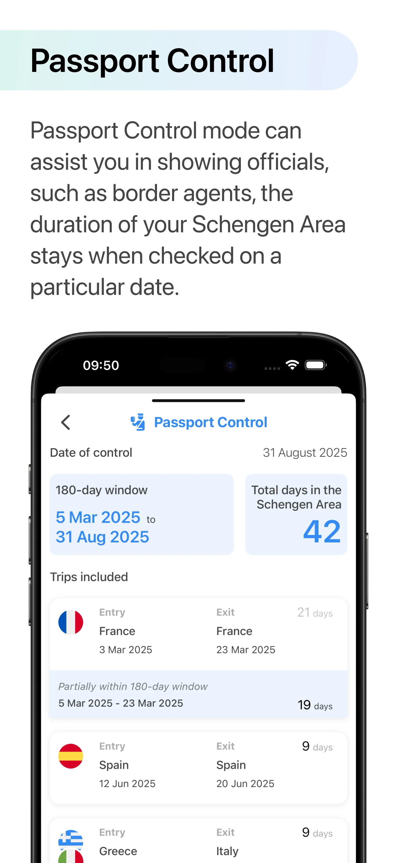 Schengen Simple iphone screenshot 7