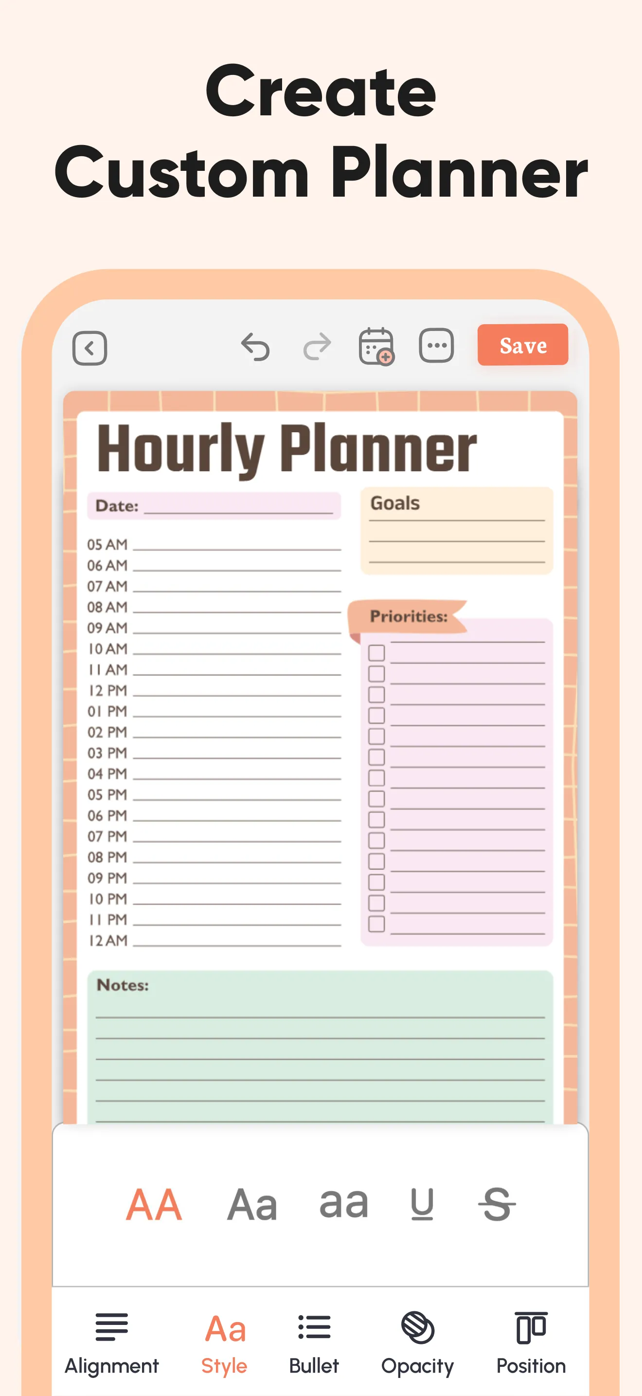 Daily Planner & Bullet Journal iphone screenshot 3