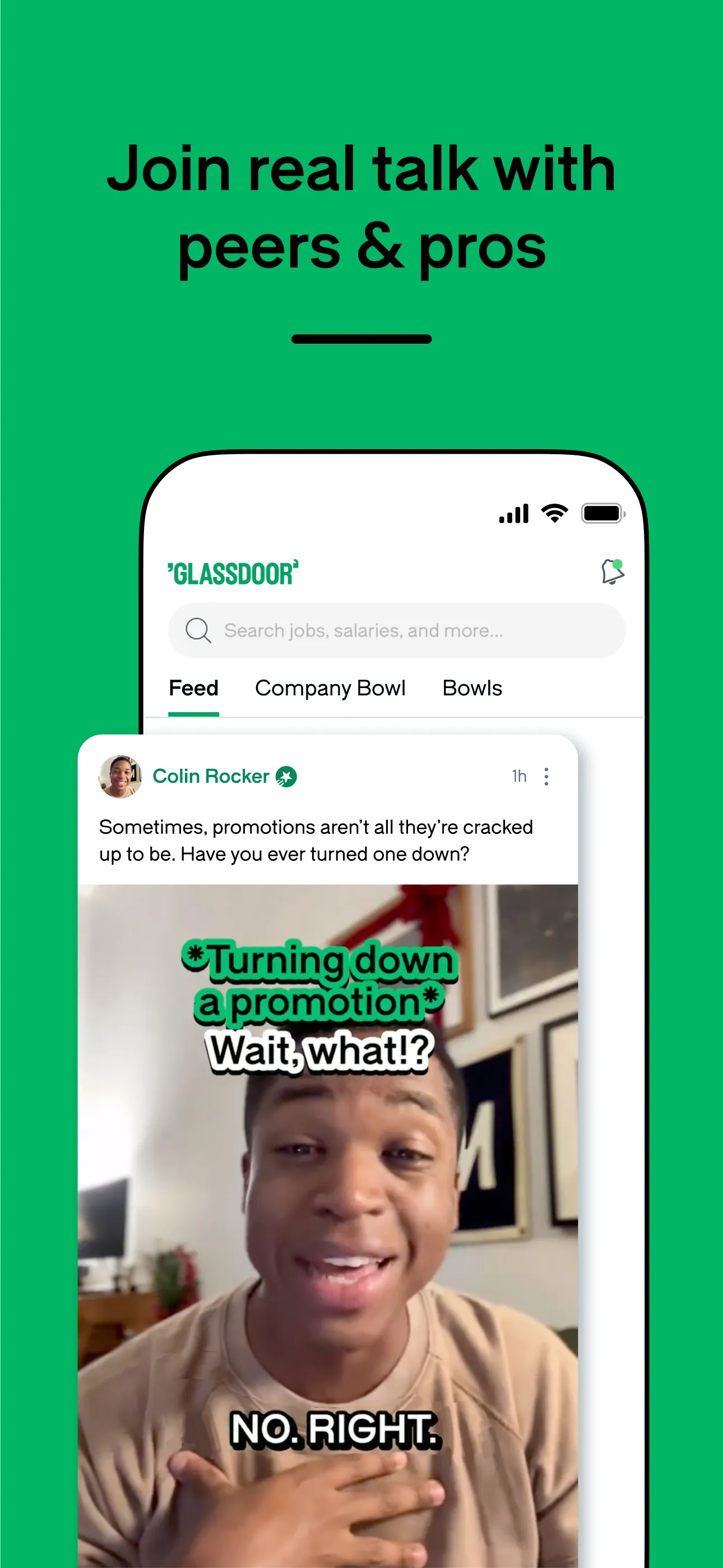 Glassdoor | Jobs & Community iphone screenshot 1