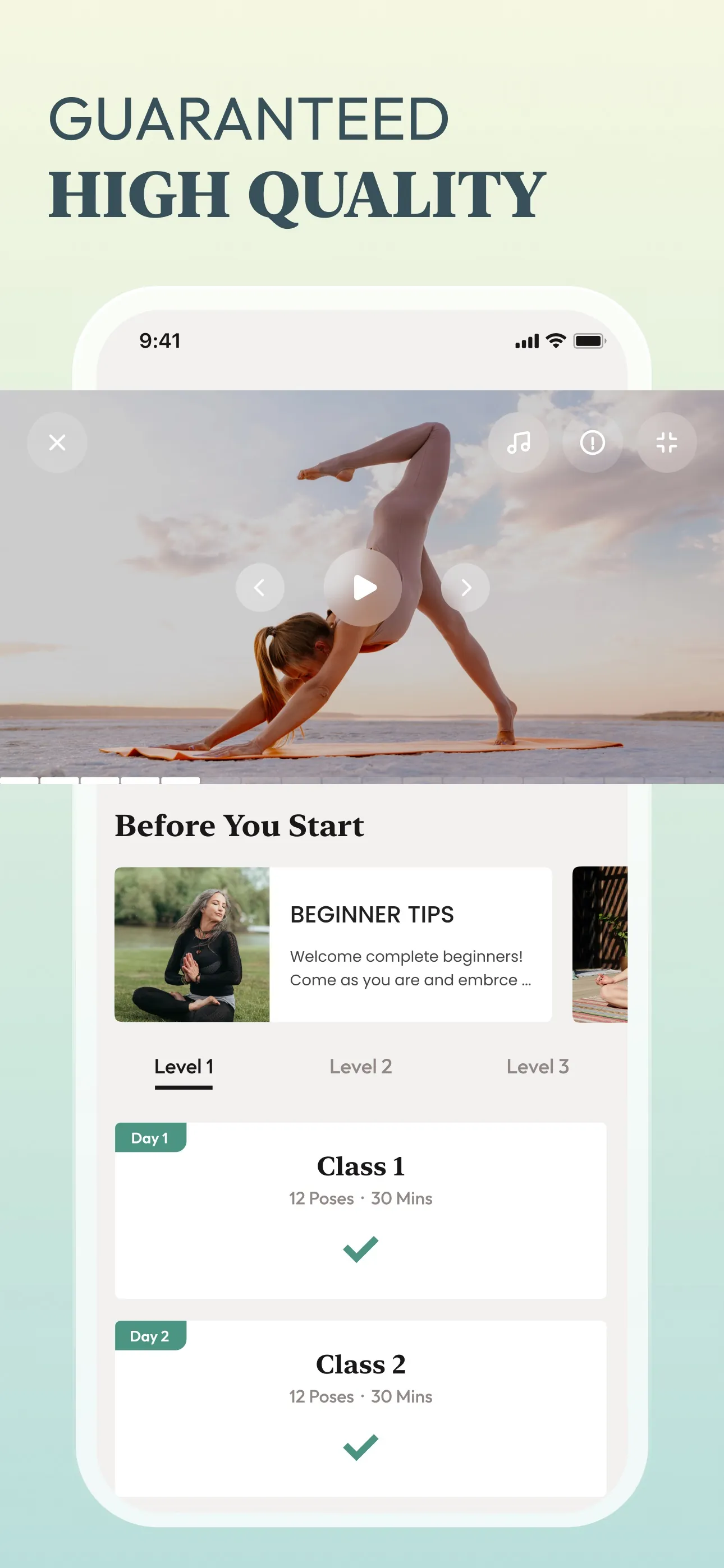 Yoga for Beginners | YogaFit iphone screenshot 9