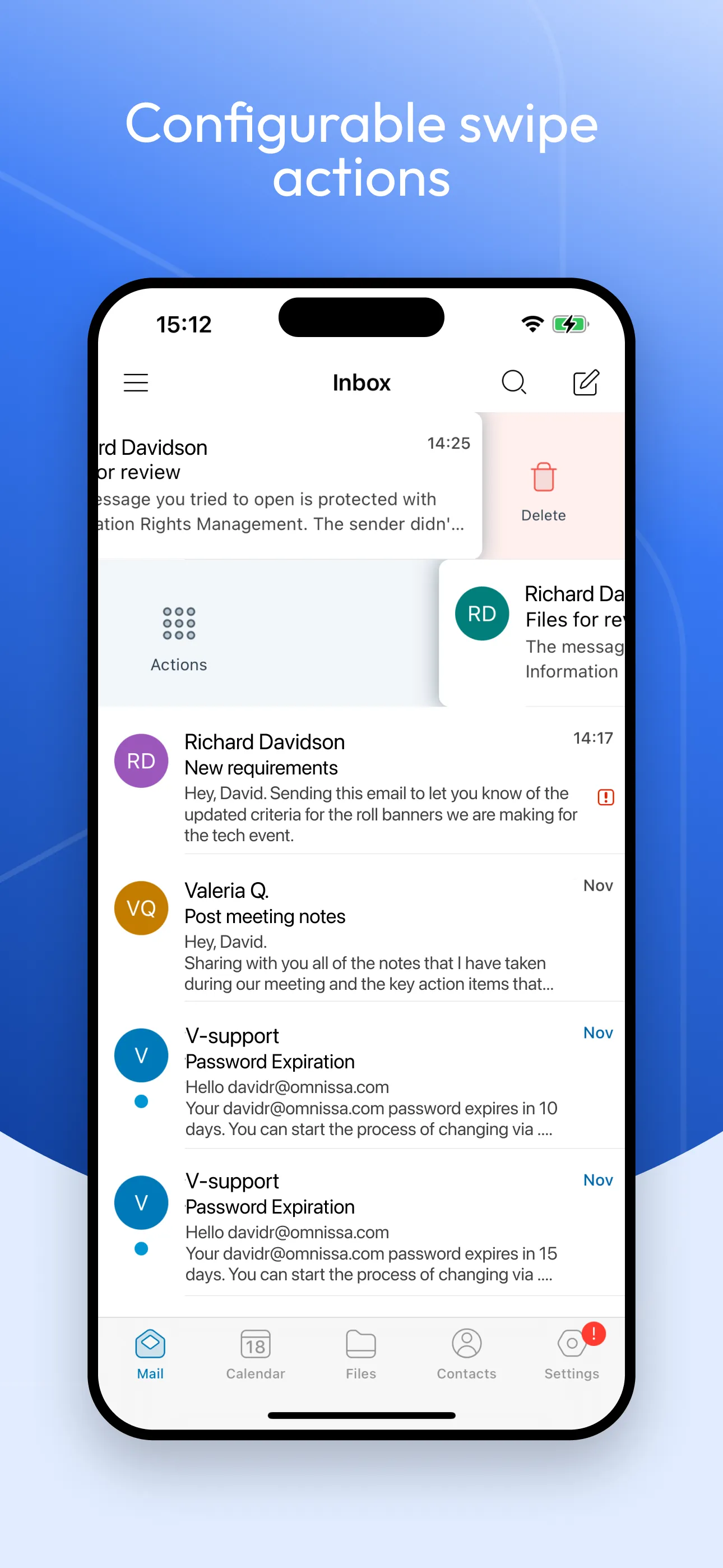 Boxer - Workspace ONE iphone screenshot 3