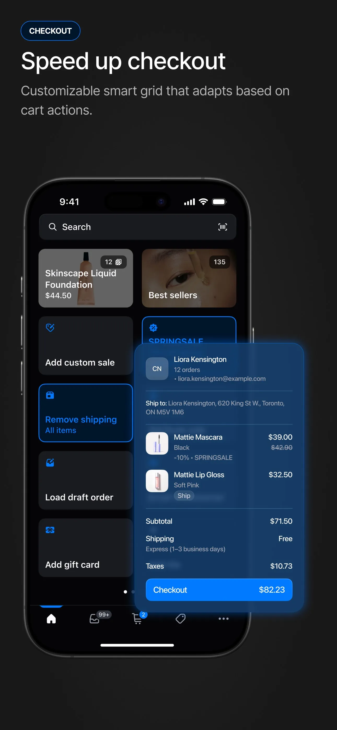 Shopify Point of Sale (POS) iphone screenshot 1