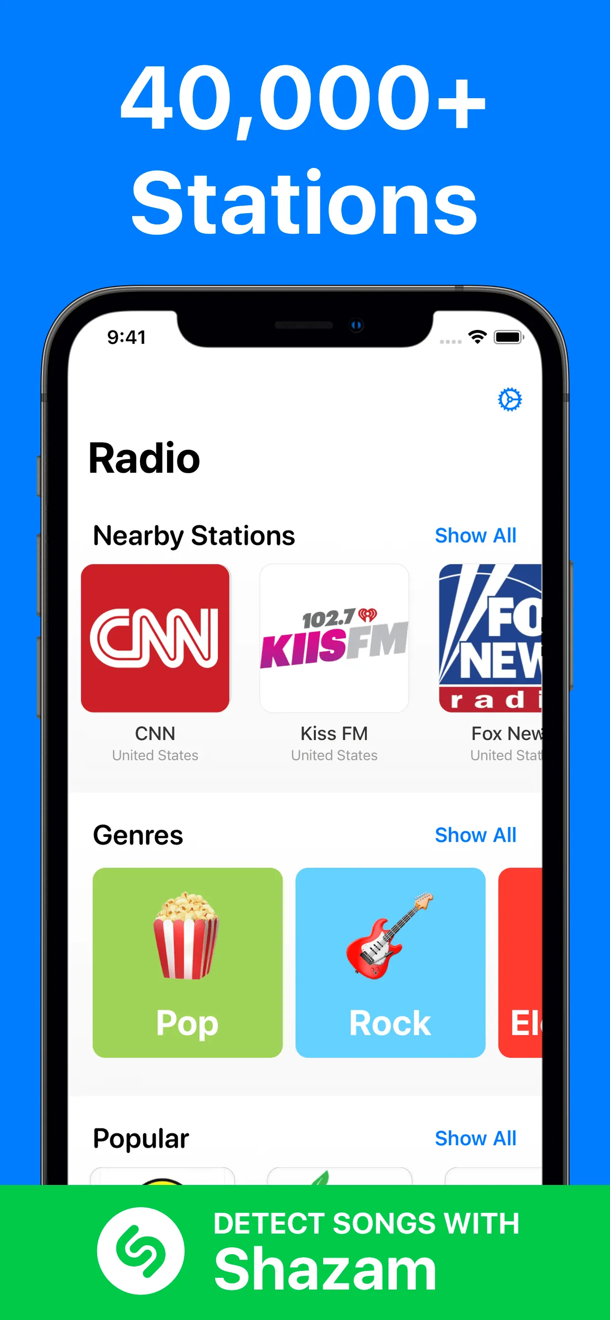 FM Radio App iphone screenshot 2