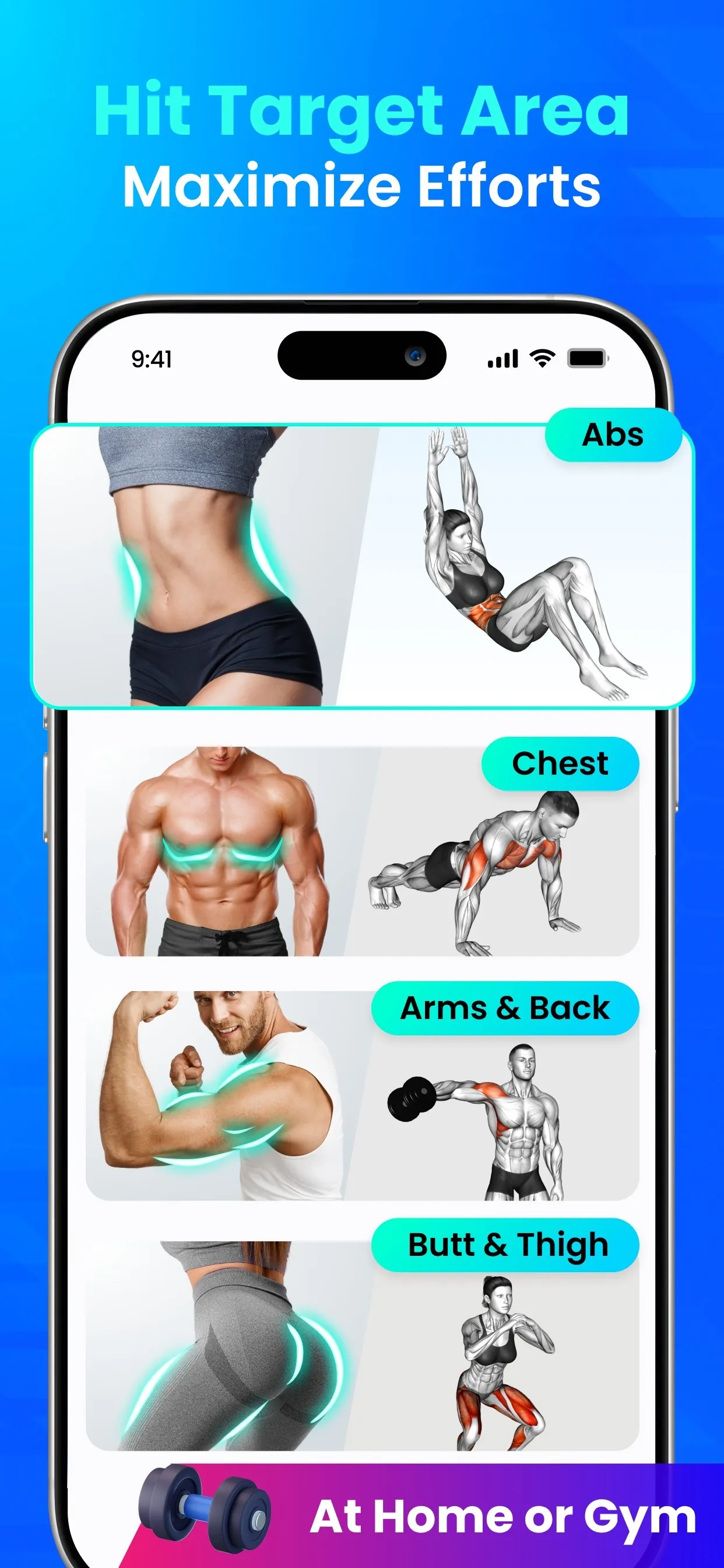 Home Workout - No Equipments iphone screenshot 3