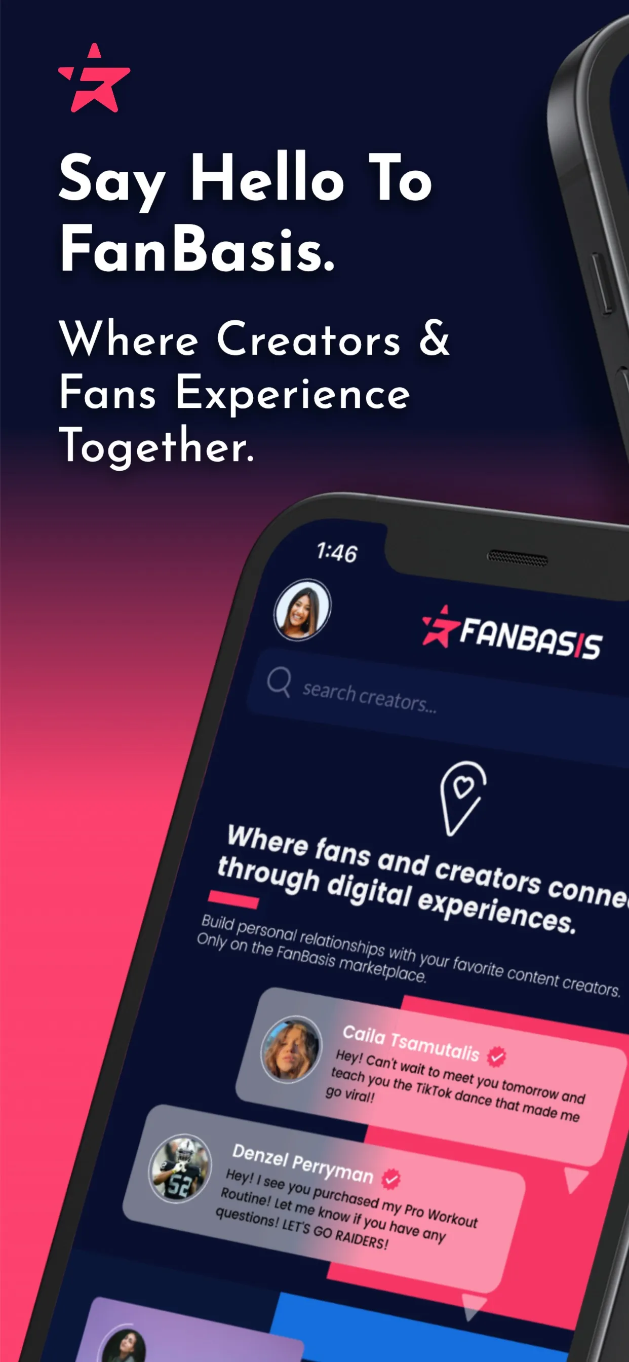 FanBasis iphone screenshot 1