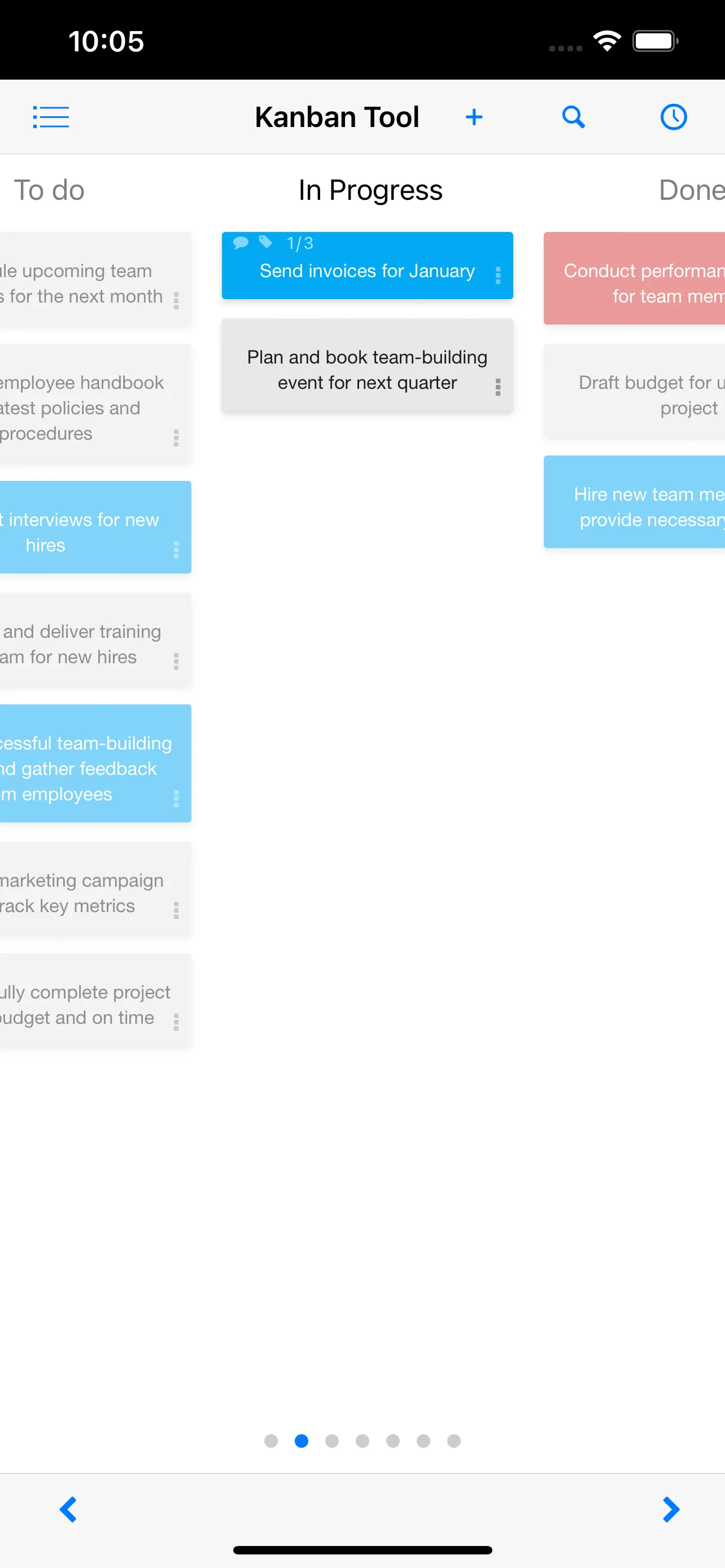 Kanban Tool iphone screenshot 1
