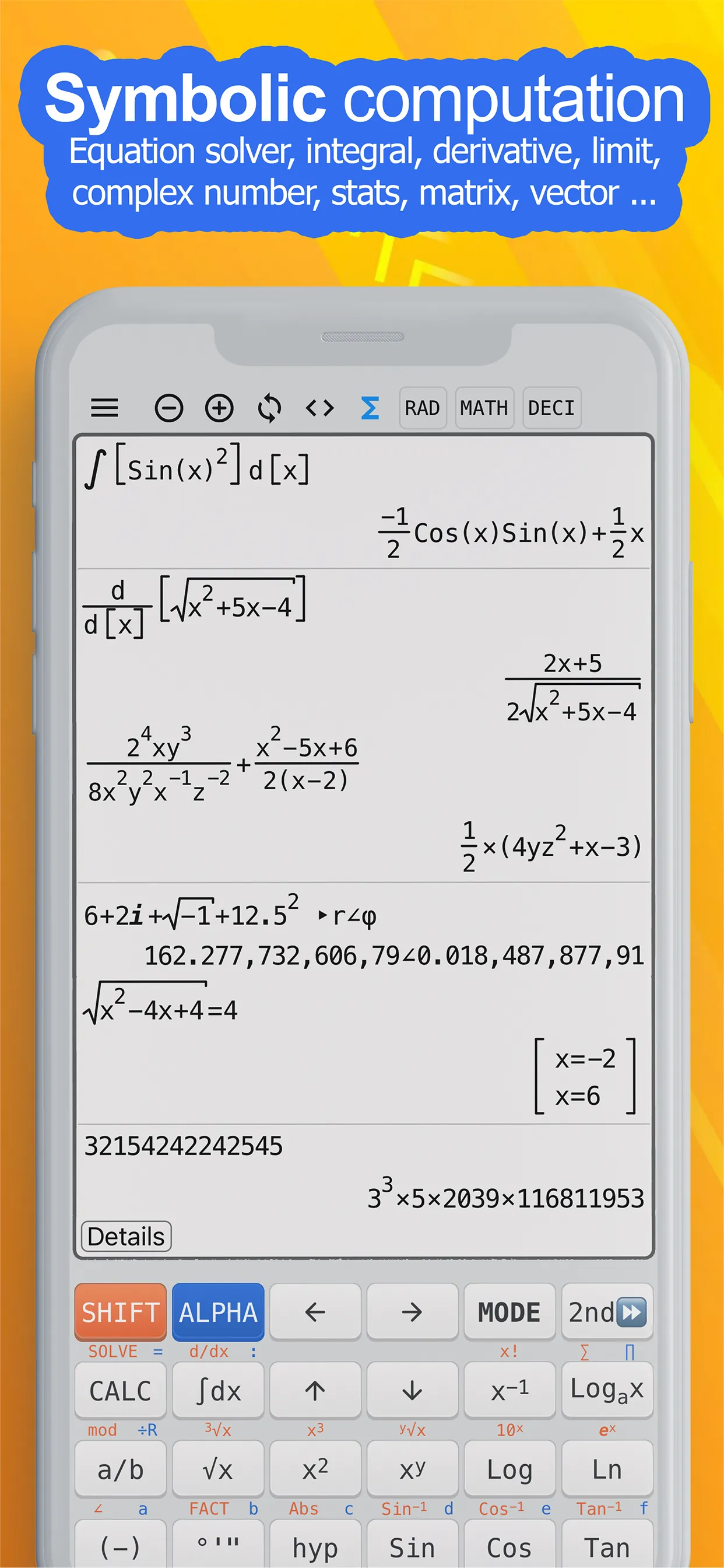 NCalc Scientific Calculator + iphone screenshot 3