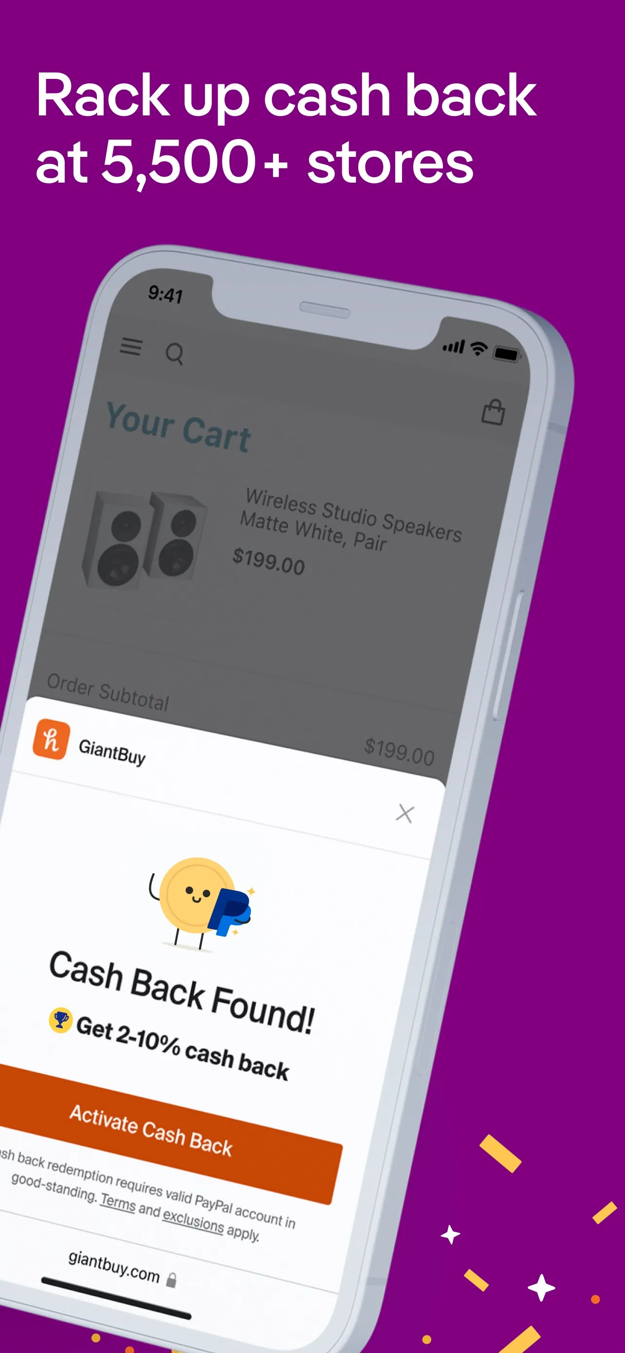 PayPal Honey: Coupons, Rewards iphone screenshot 3