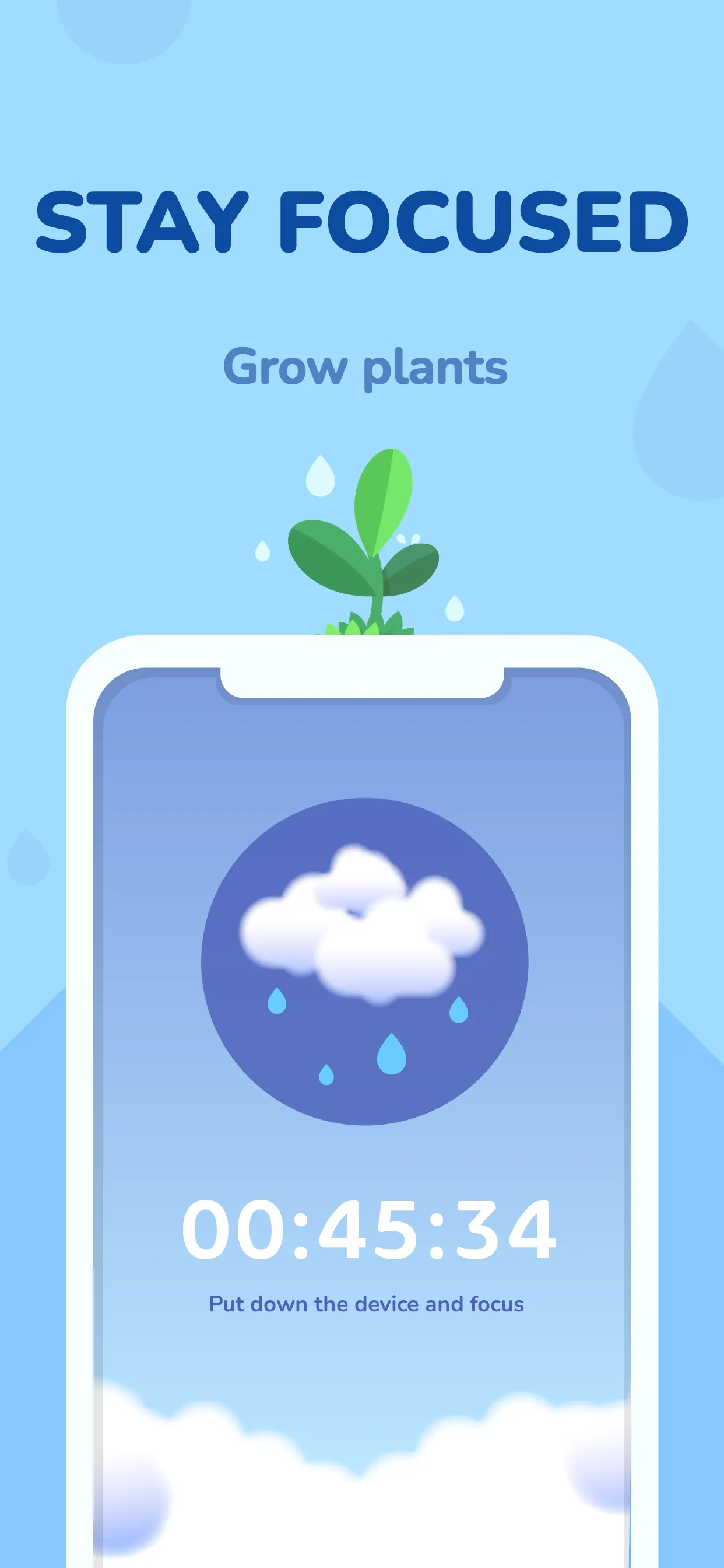 Focus Plant: Forest phone lock iphone screenshot 2