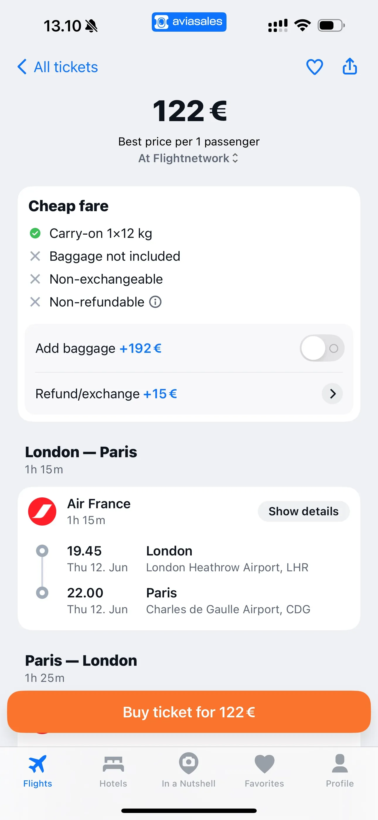 Aviasales — Book cheap flights iphone screenshot 7