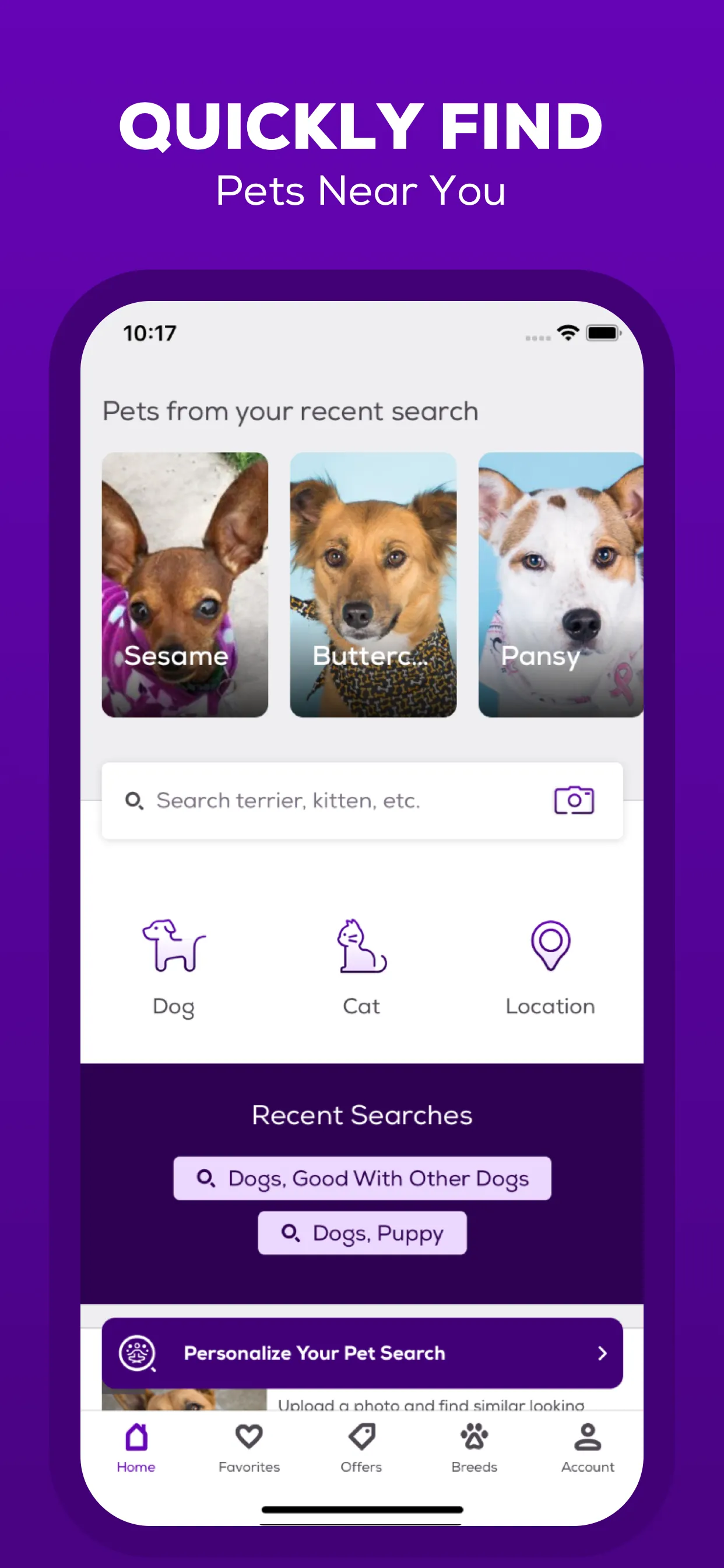 Petfinder - Adopt a Pet iphone screenshot 1
