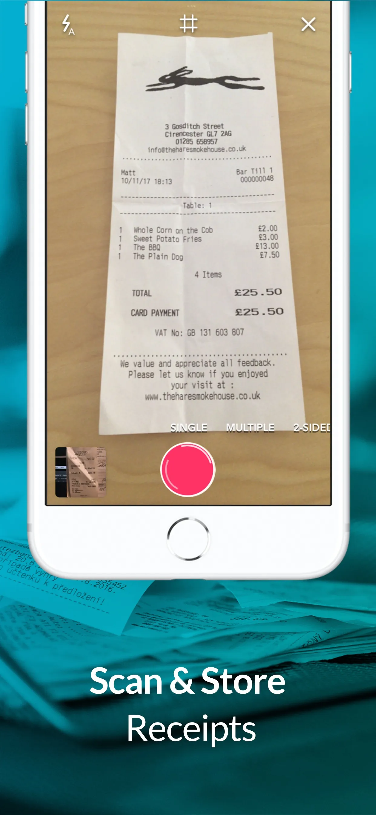 1tap receipts: Tax & Expenses iphone screenshot 3