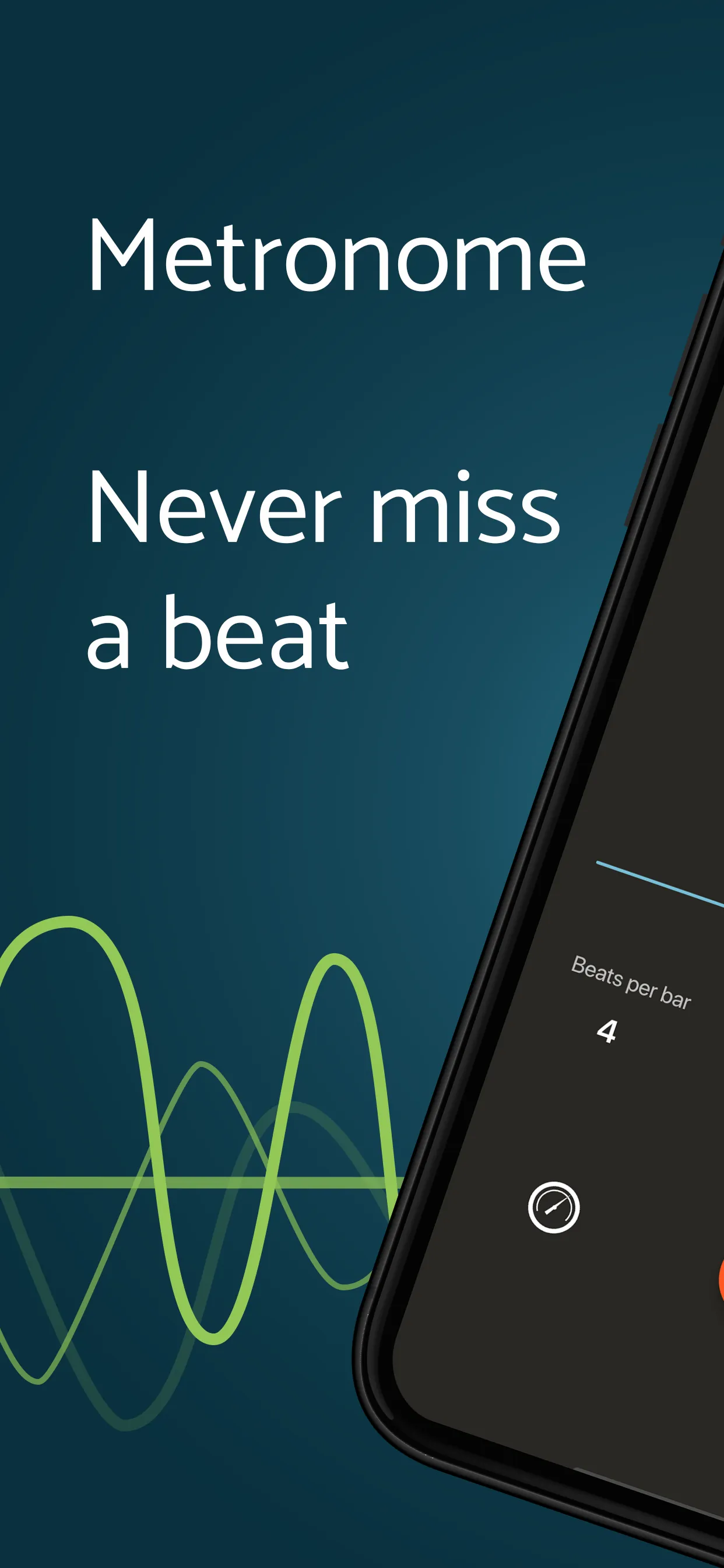 Metronome beats: BPM counter iphone screenshot 1
