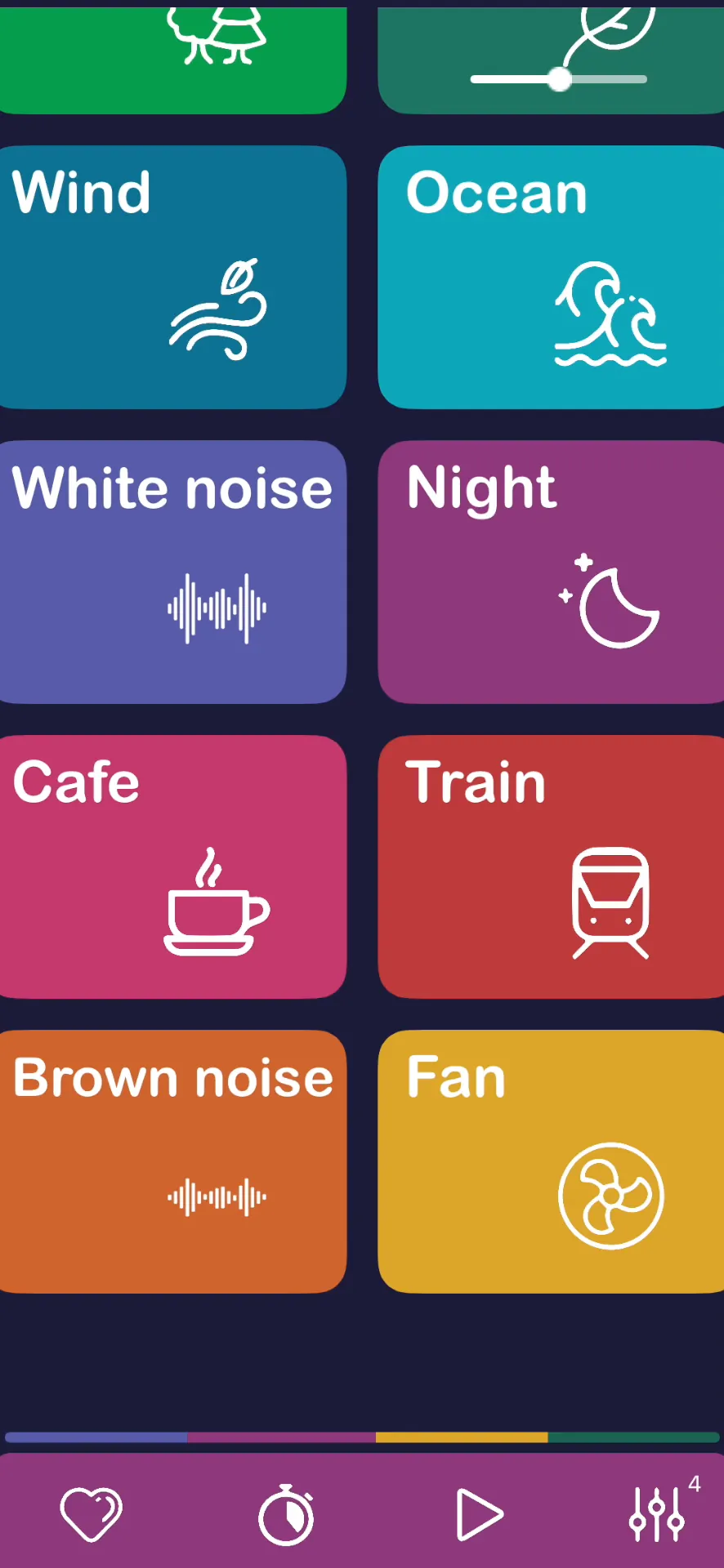 Sleep Sounds .. iphone screenshot 1