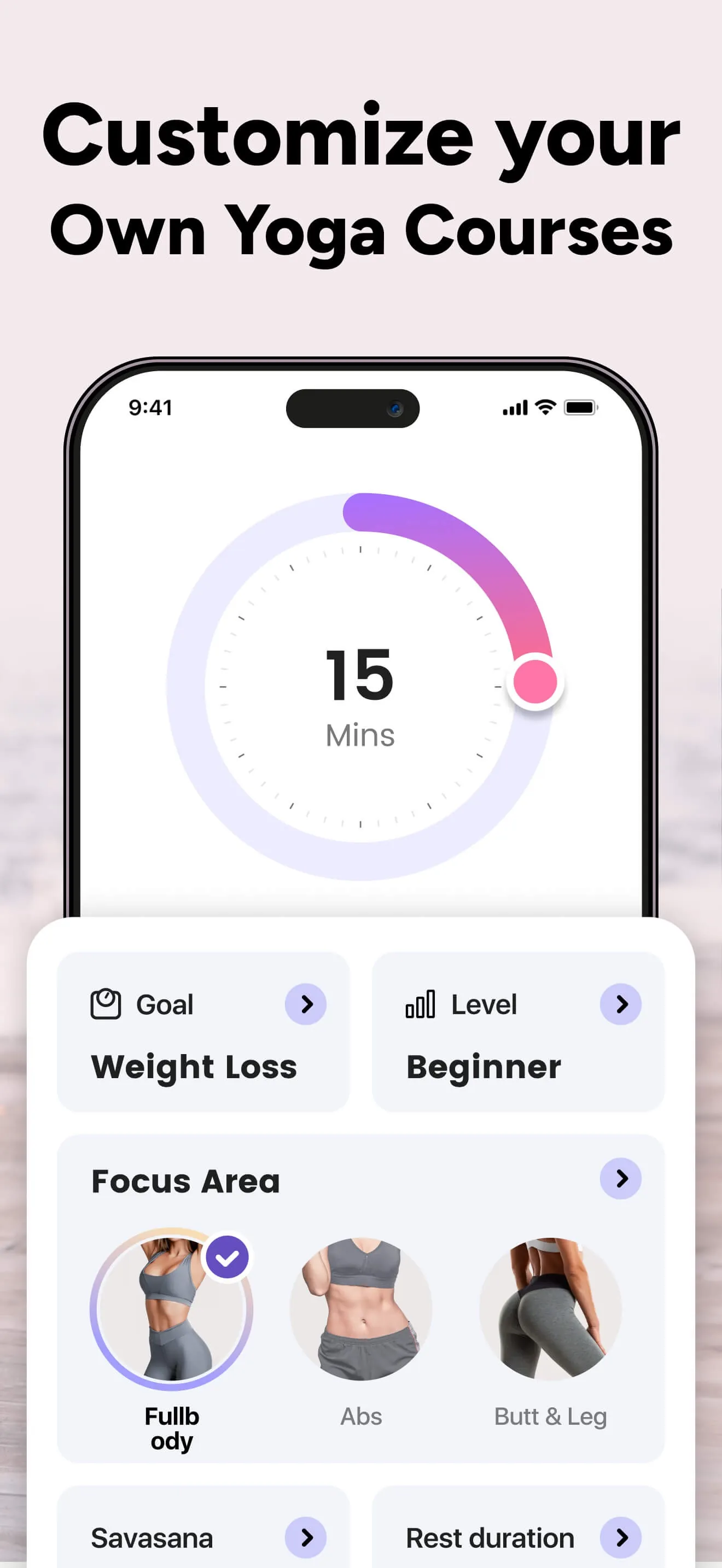Yoga for Beginners, Pilates+ iphone screenshot 8