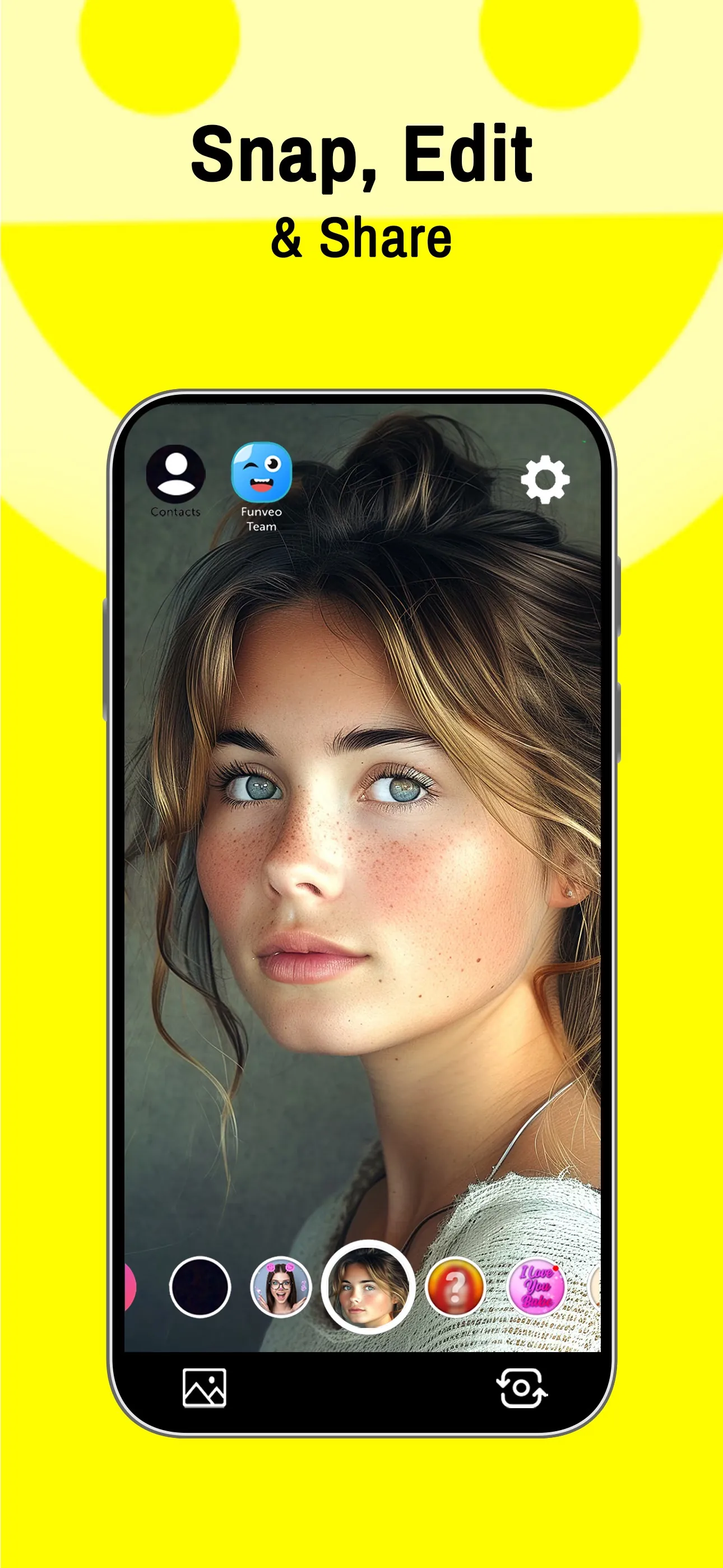 Funveo: Funny Face Swap Filter iphone screenshot 1