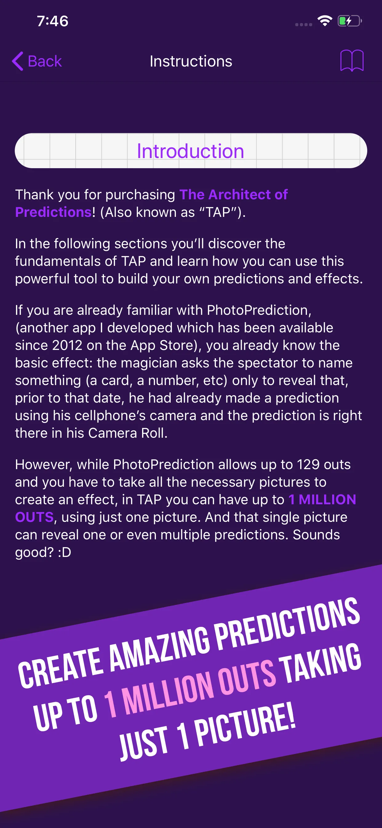 The Architect of Predictions iphone screenshot 3
