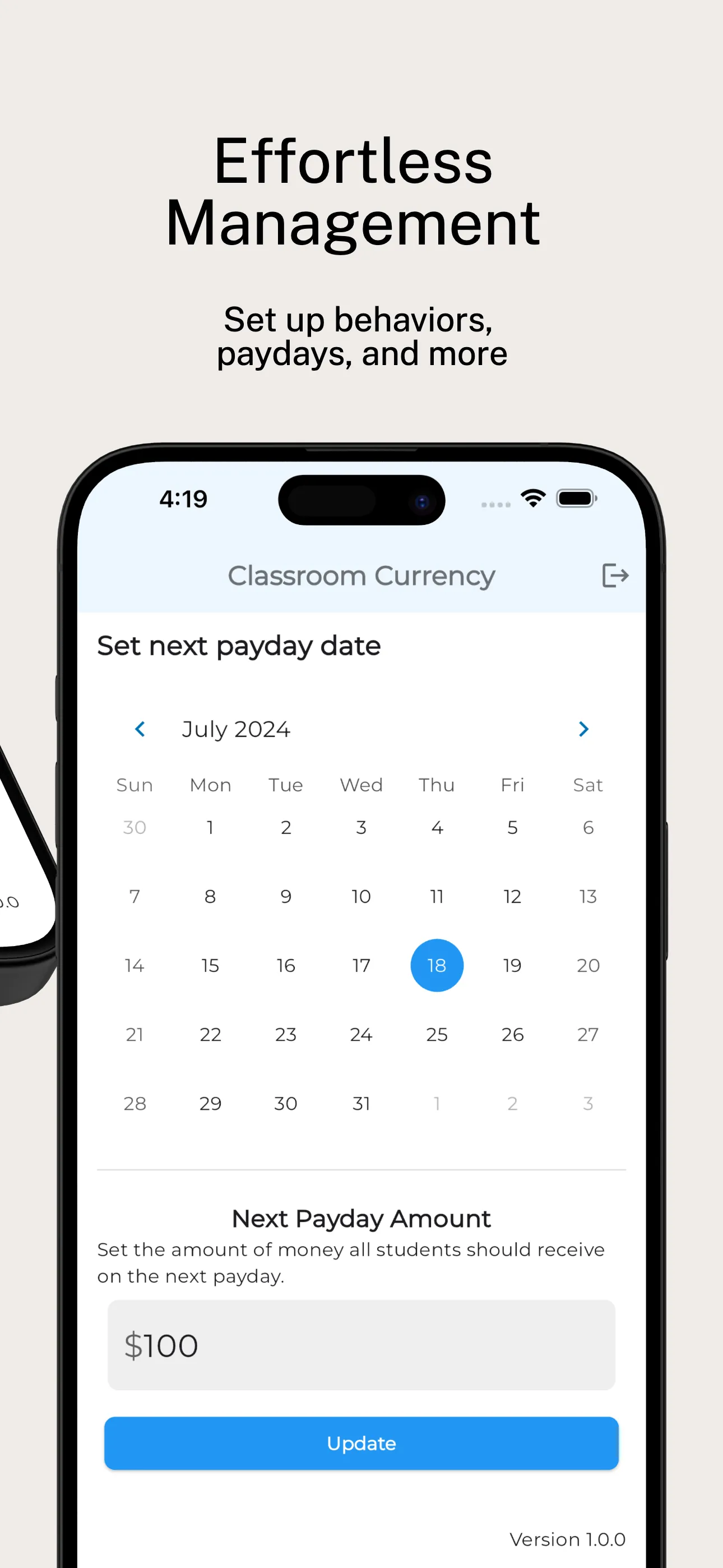 Classroom Currency iphone screenshot 3