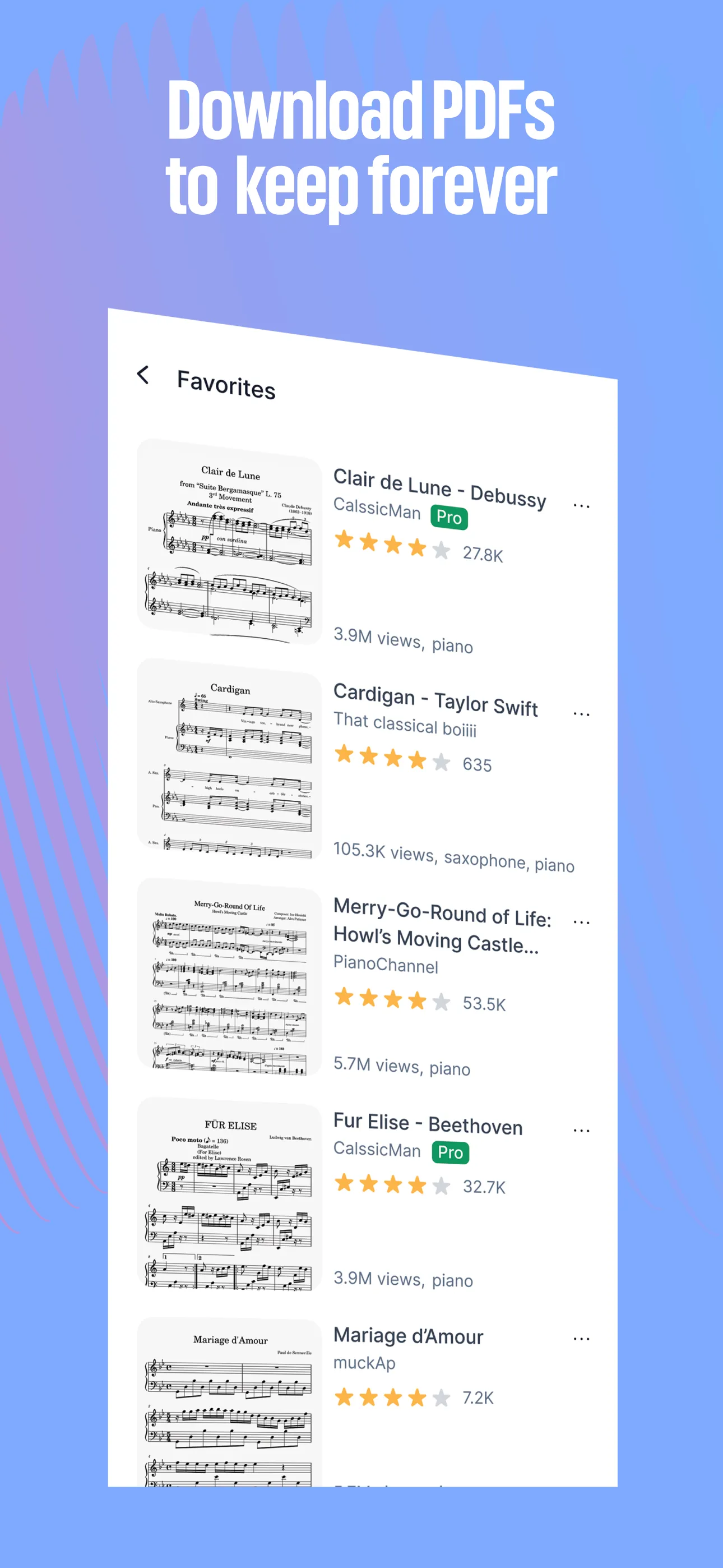 MuseScore: sheet music iphone screenshot 3