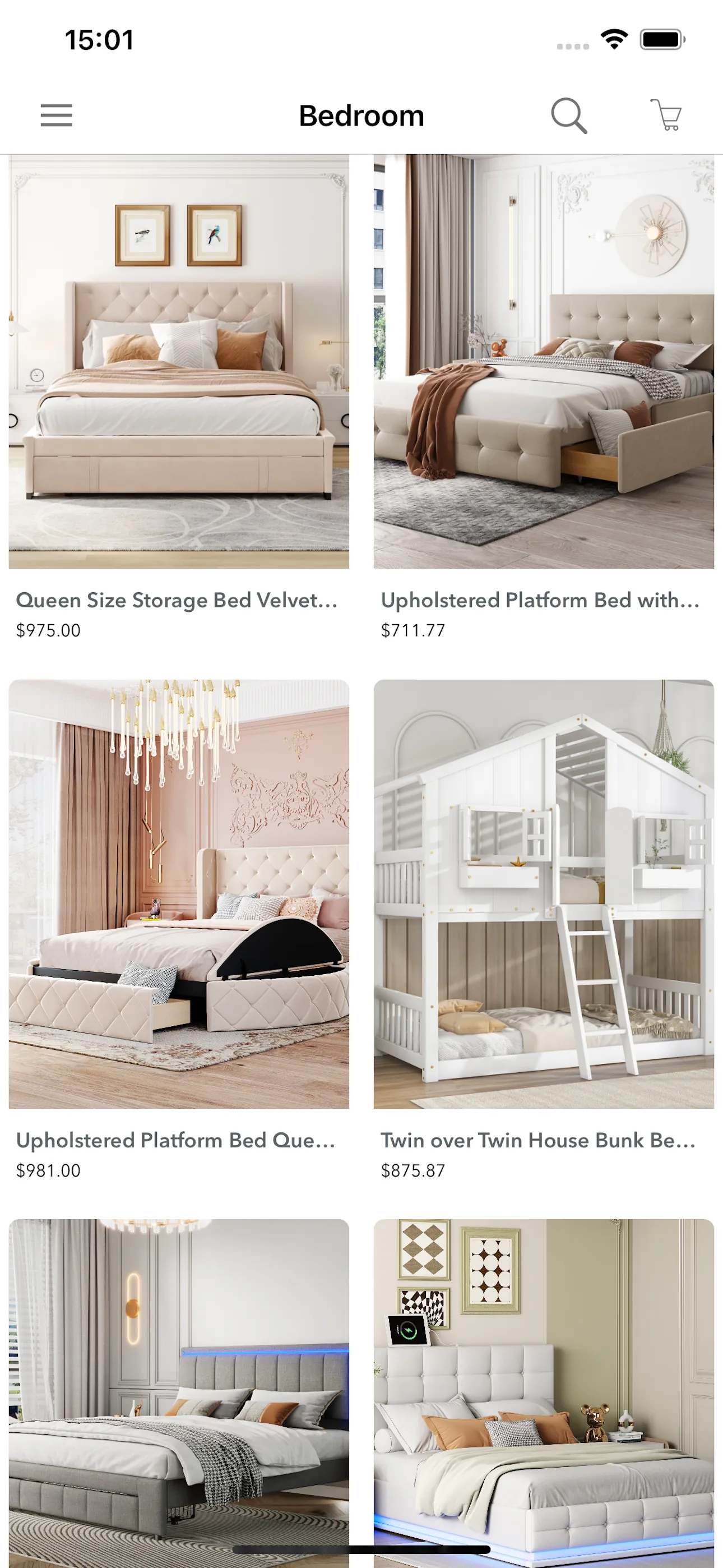 Cheap Furniture Shopping Shop iphone screenshot 3