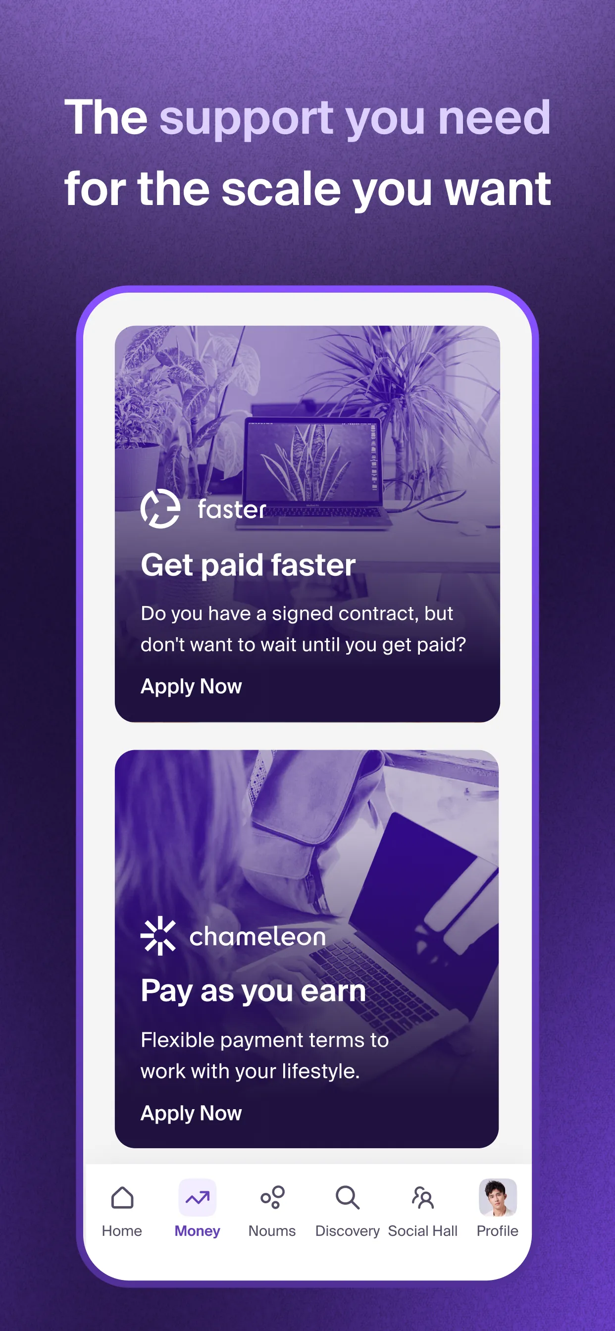 Noumena for freelancers iphone screenshot 2