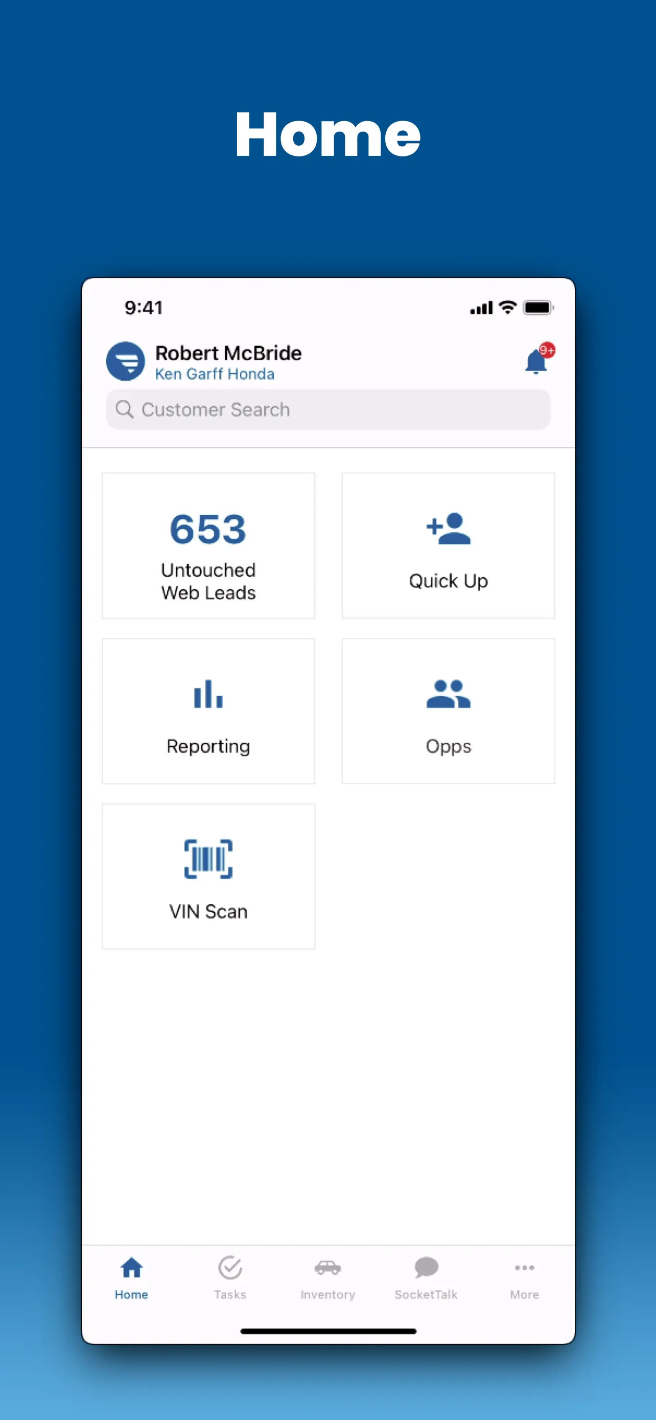 CRM by DealerSocket iphone screenshot 1