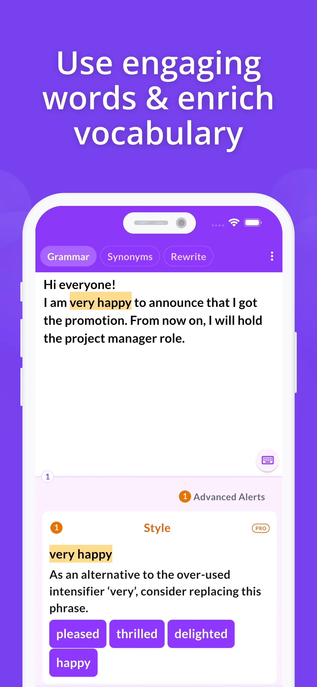 Proofreader AI Grammar Checker iphone screenshot 3