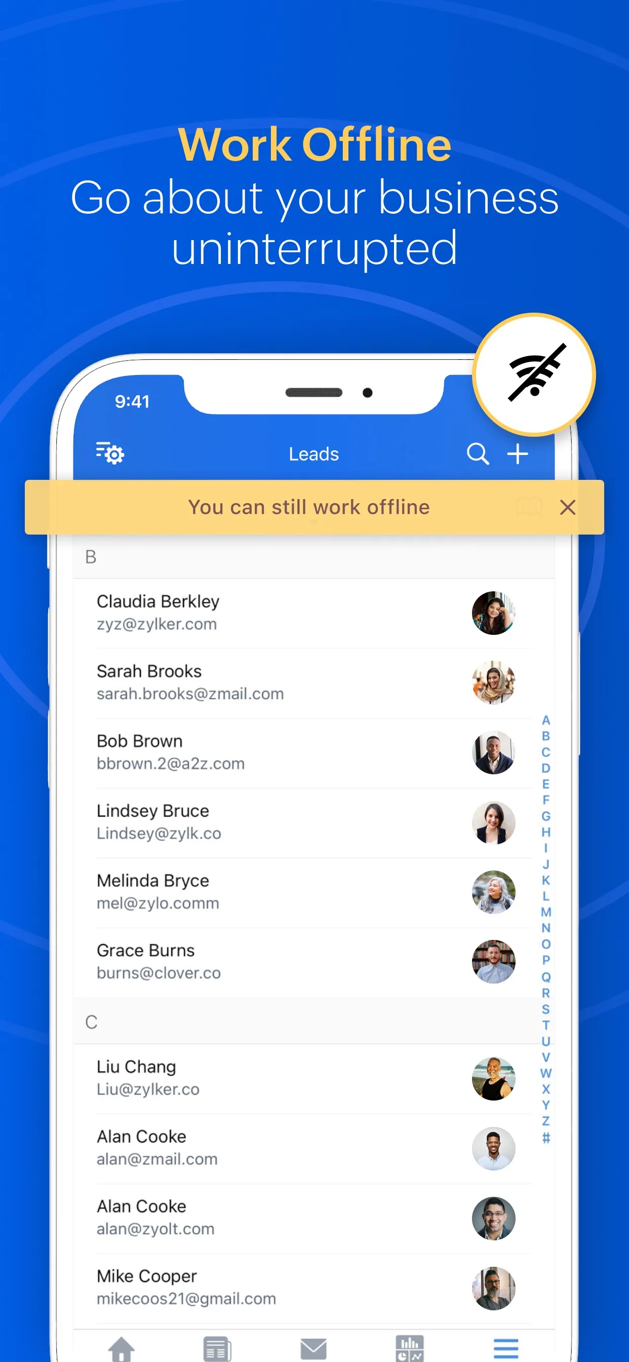Zoho CRM - Sales & Marketing iphone screenshot 8