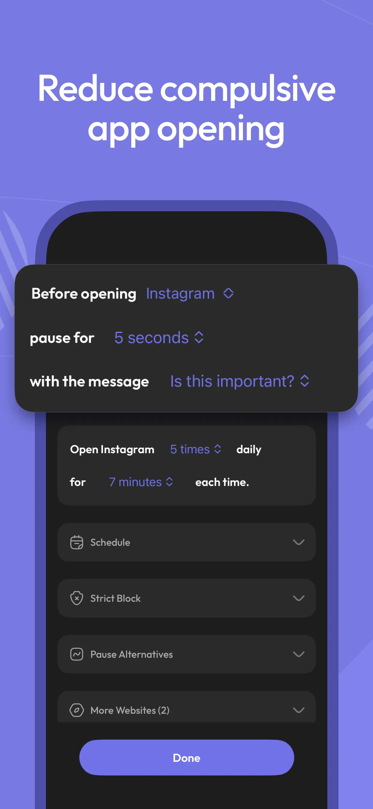 ScreenZen- Screen Time Control iphone screenshot 2