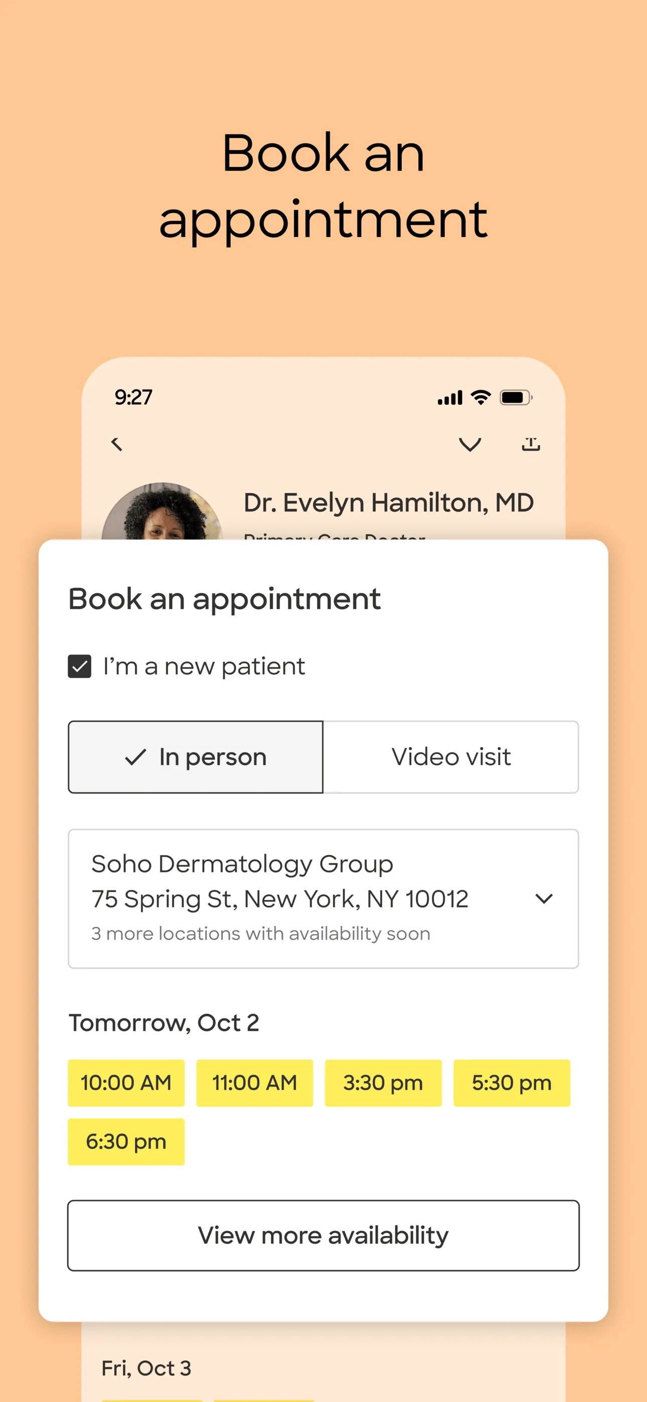 Zocdoc - Find and book doctors iphone screenshot 4