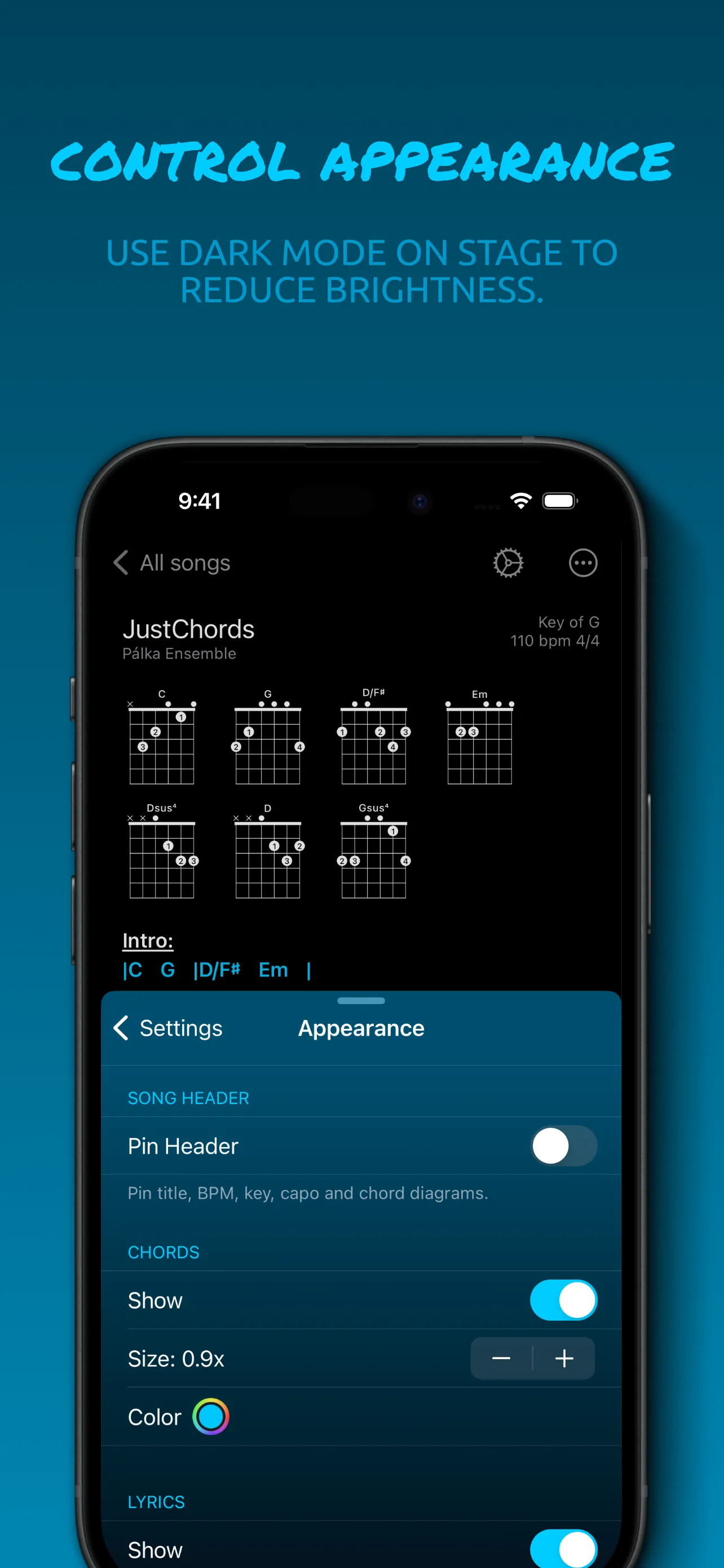 JustChords iphone screenshot 9