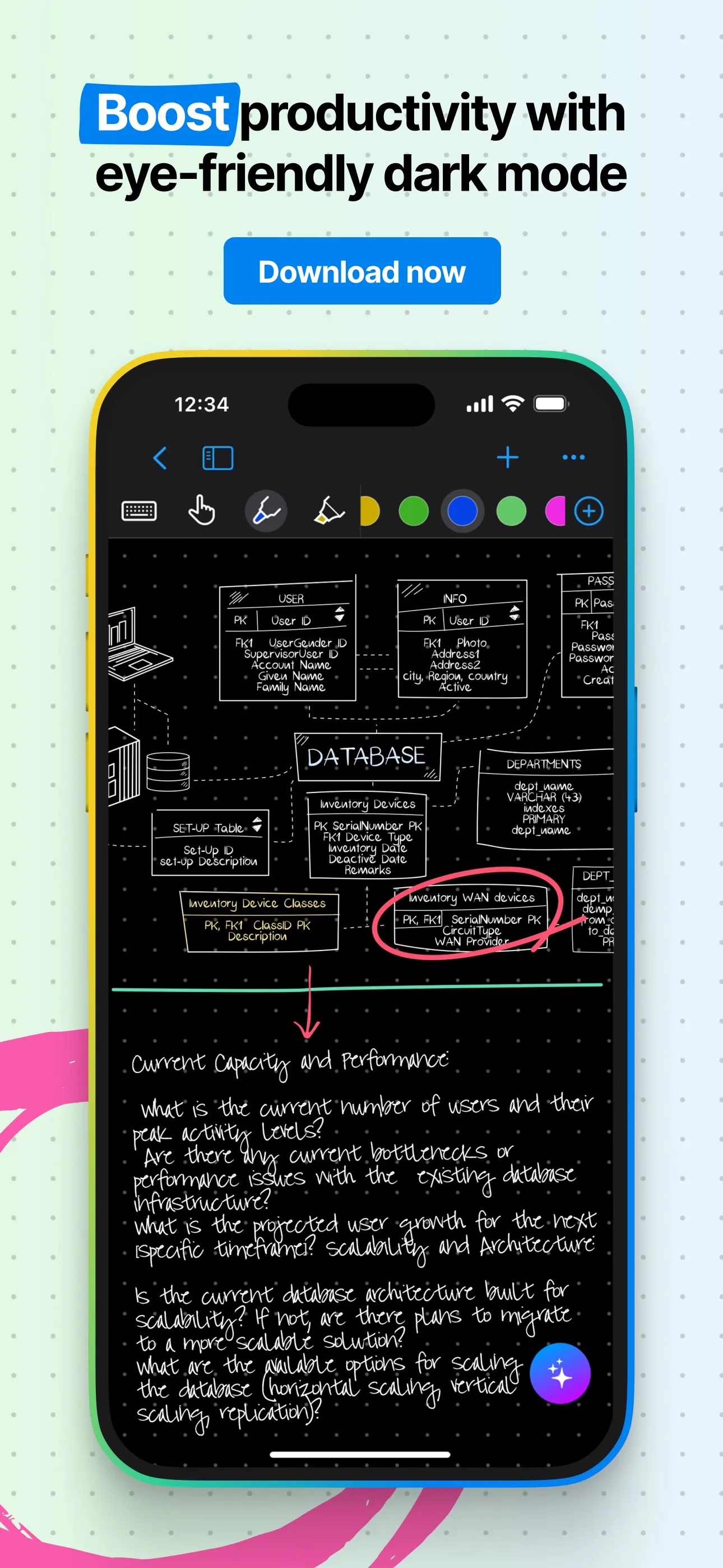 Nebo: Note Taking for Students iphone screenshot 8