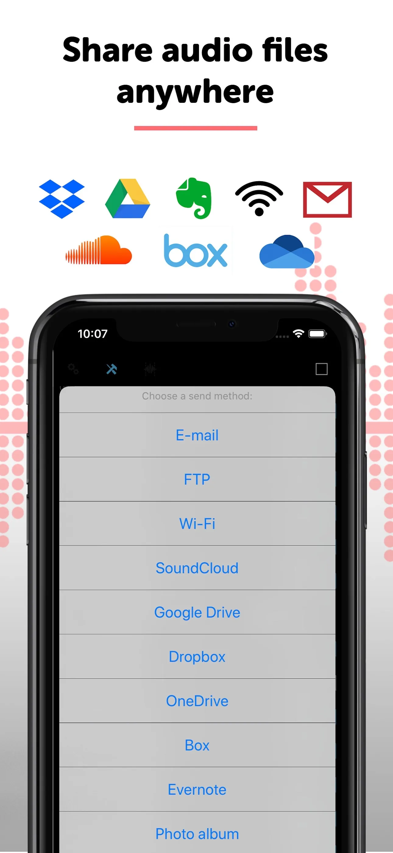 Alon Dictaphone-Voice Recorder iphone screenshot 3