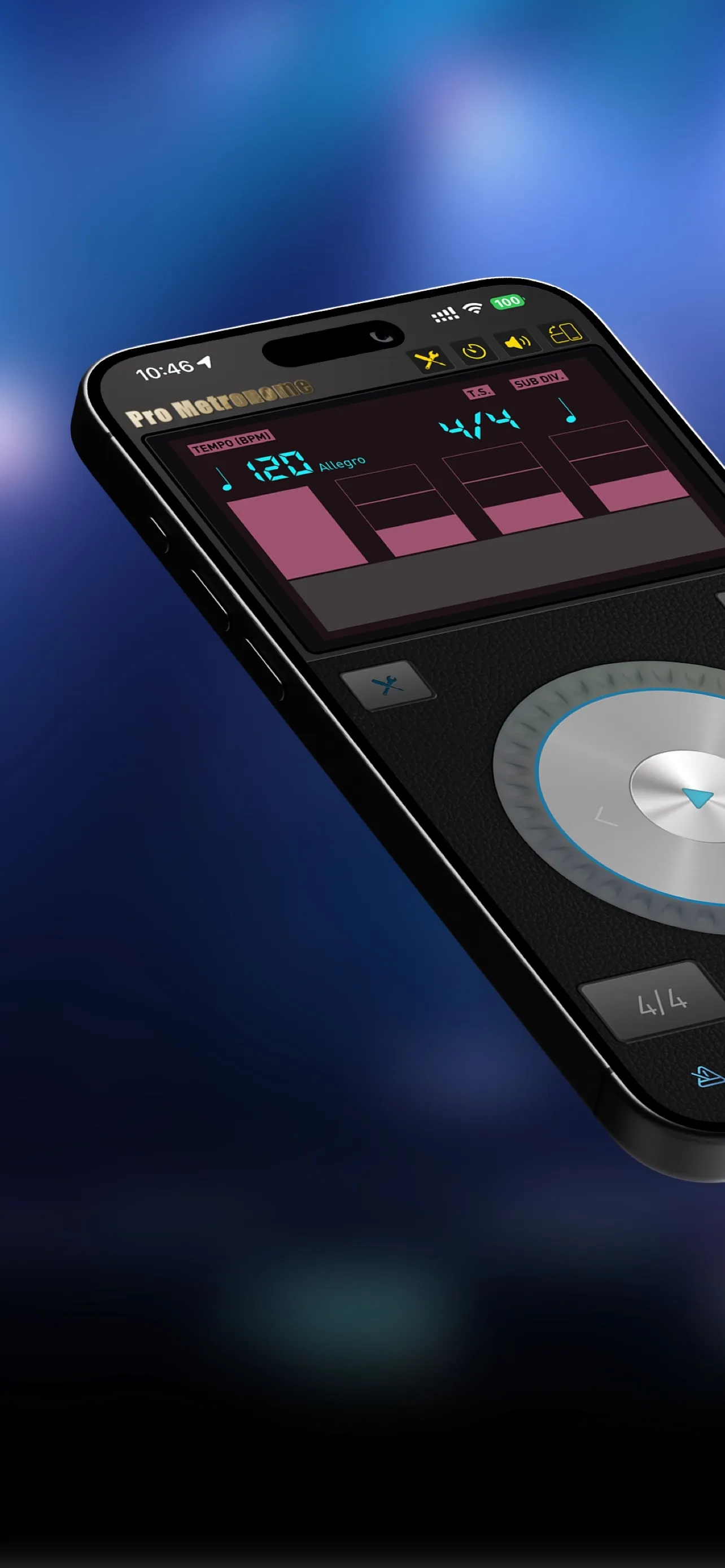 Pro Metronome - Tempo & Tuner iphone screenshot 1