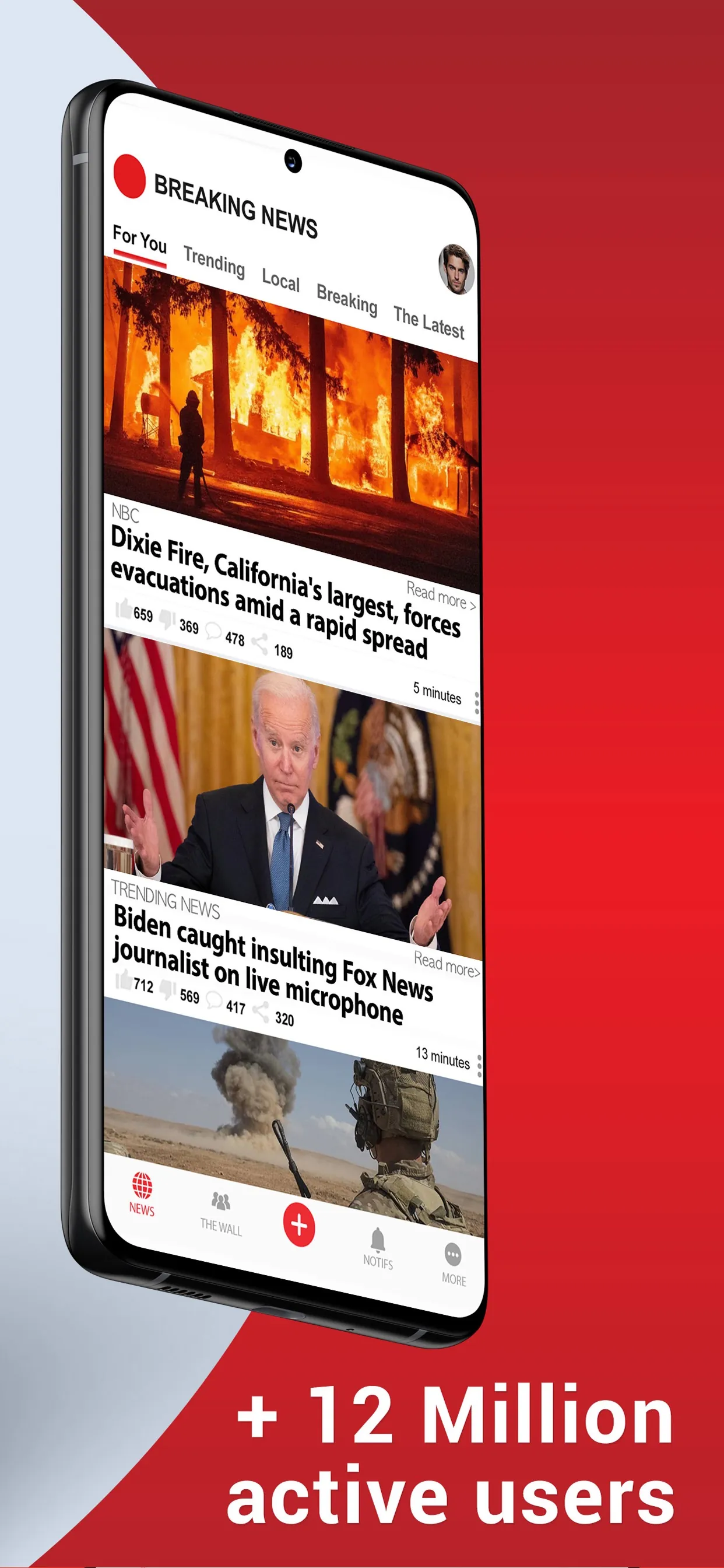 Breaking News: Local & Alerts iphone screenshot 2